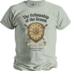 The Fellowship of the Groom shirt with Kenneth's Bach, Edinburgh, Scotland, Summer 2026 design.