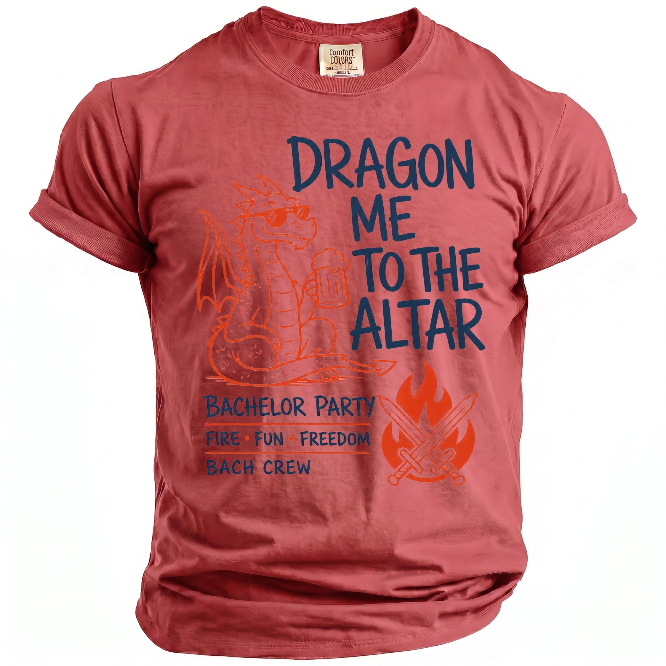 Dragon Altar Bachelor Party T-Shirt - Midnight Gents