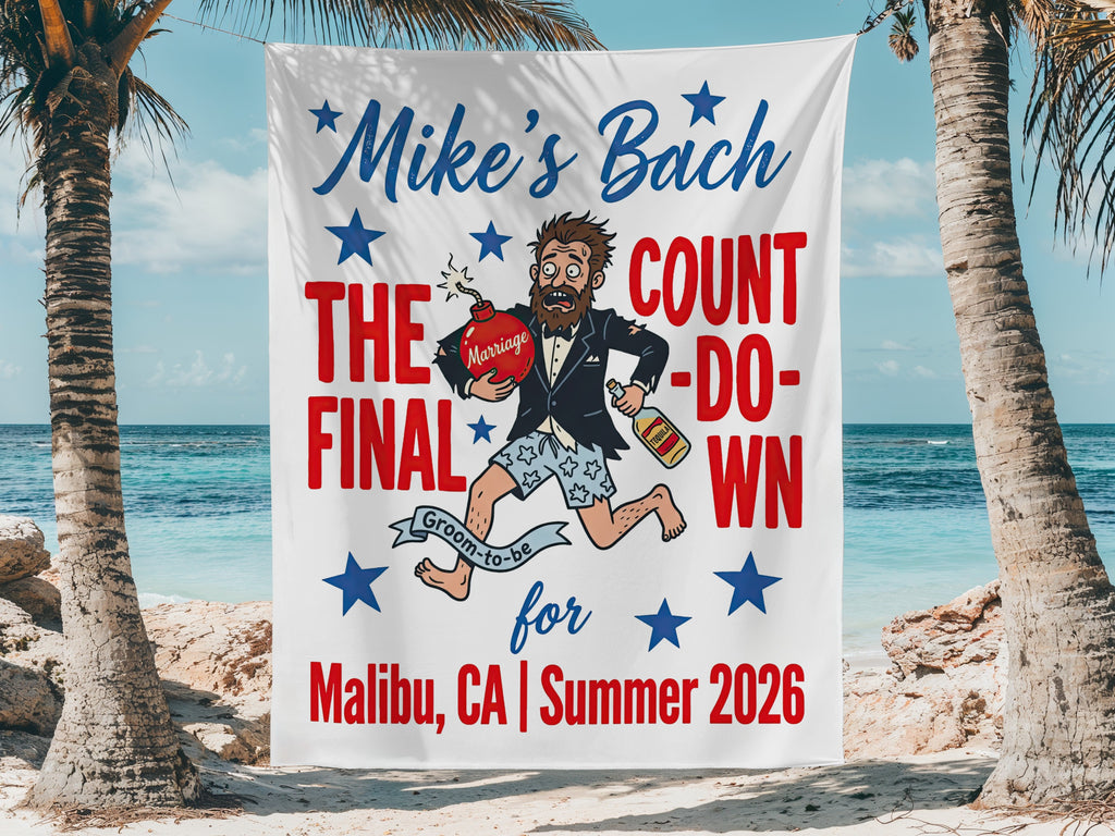 Mike's Bach, The Final Count-Down for Malibu, CA Summer 2026 banner.