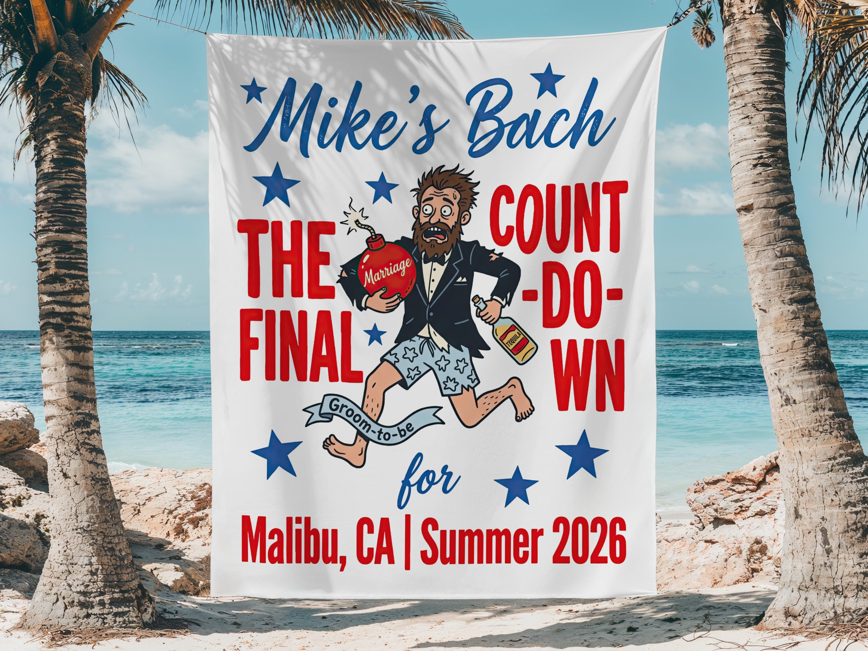 Mike's Bach, The Final Count-Down for Malibu, CA Summer 2026 banner.