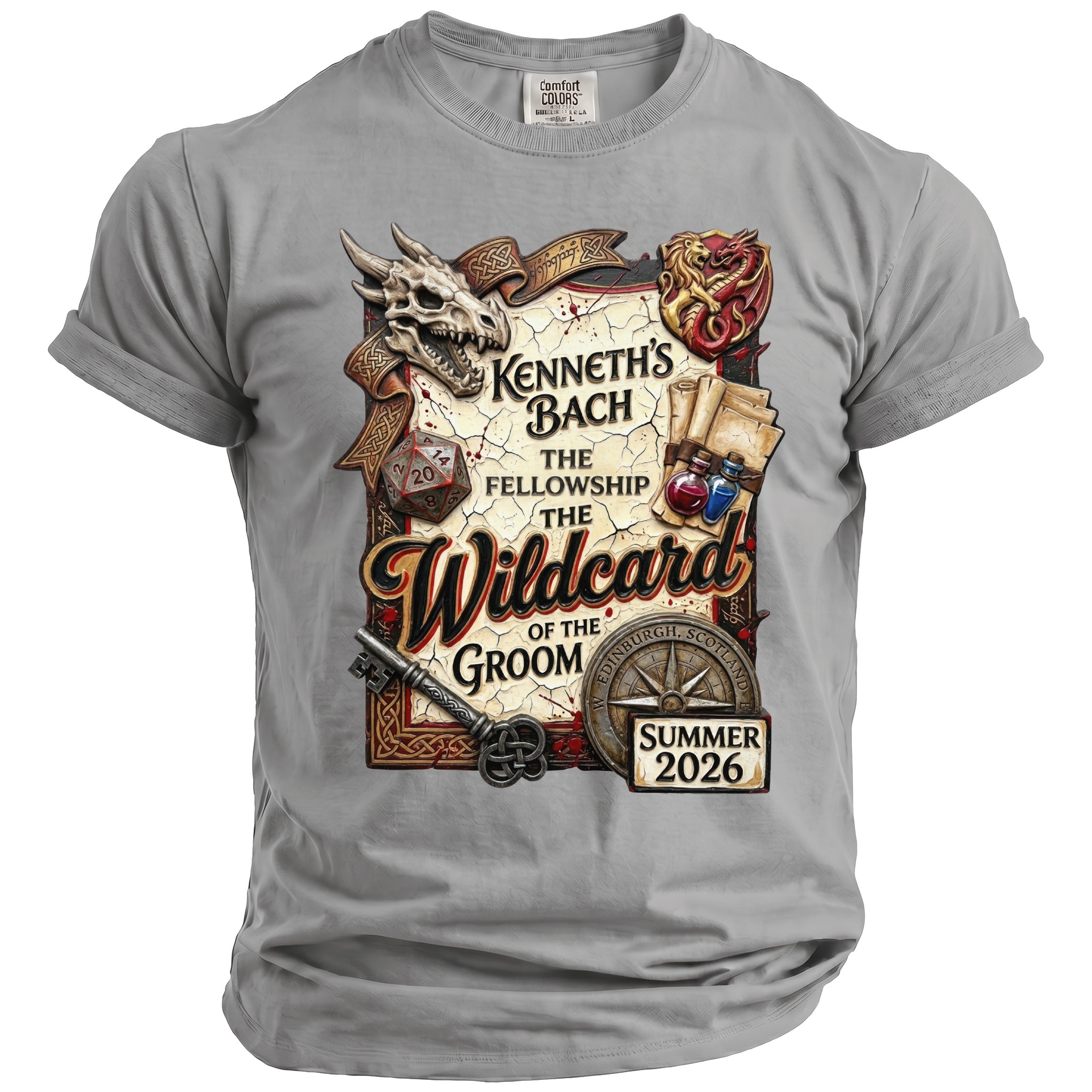 Kenneth's Bach The Fellowship The Wildcard of the Groom Summer 2026 shirt.