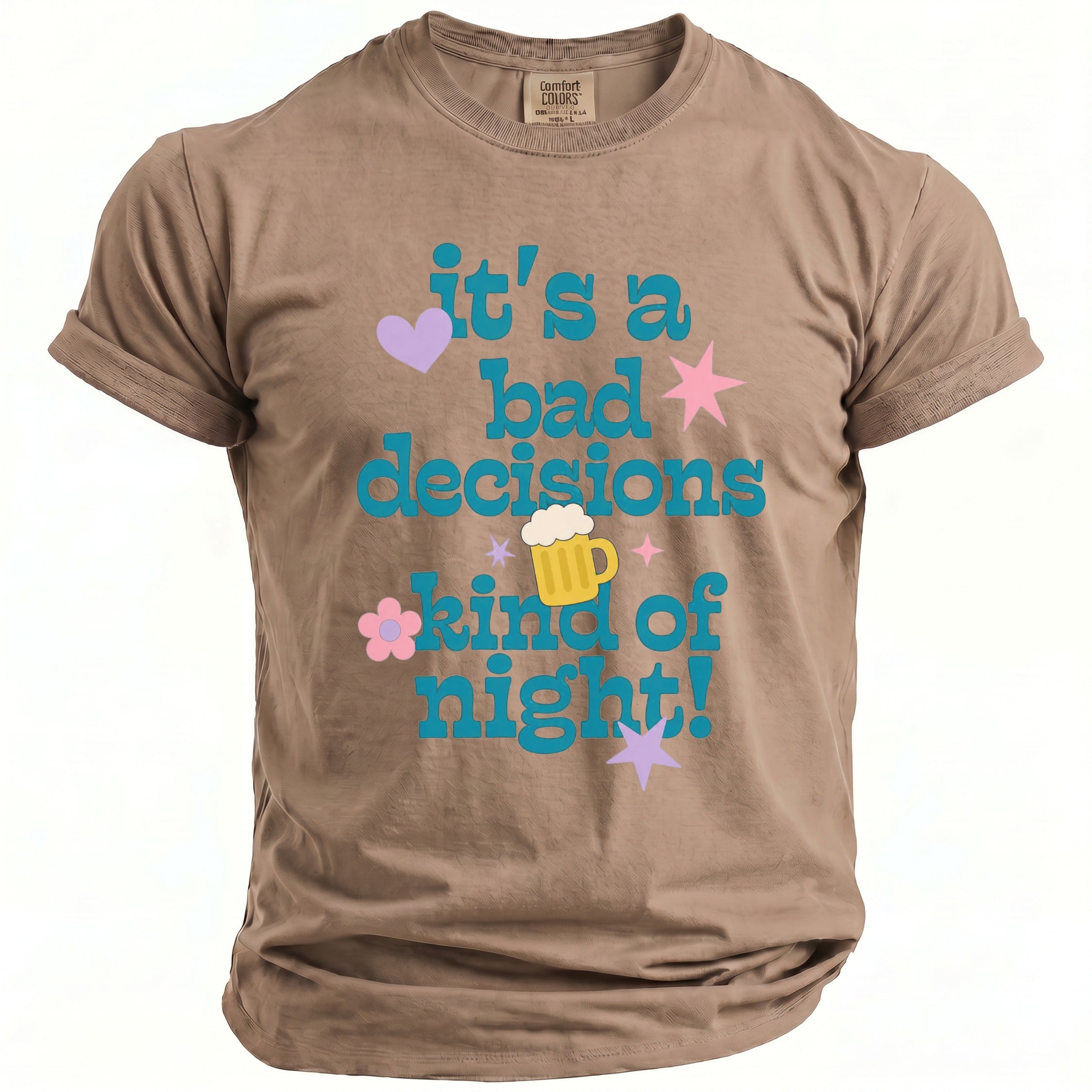 Bad Decisions T-Shirt - Midnight Gents