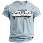 Light blue t-shirt with "Mike's Bach Under New Management LA, CA Summer 2026" text.
