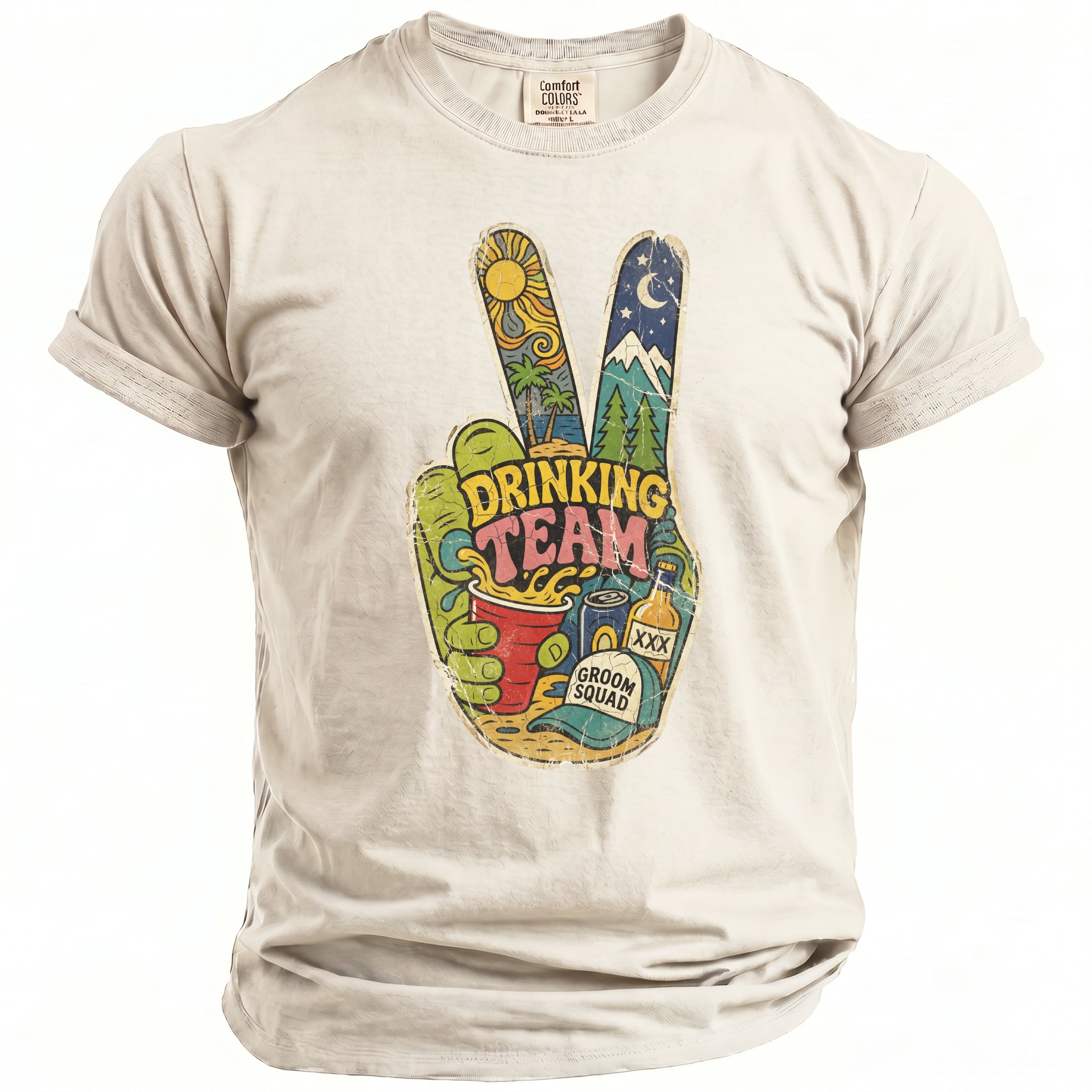 Drinking Team Bachelor T-Shirt - Midnight Gents