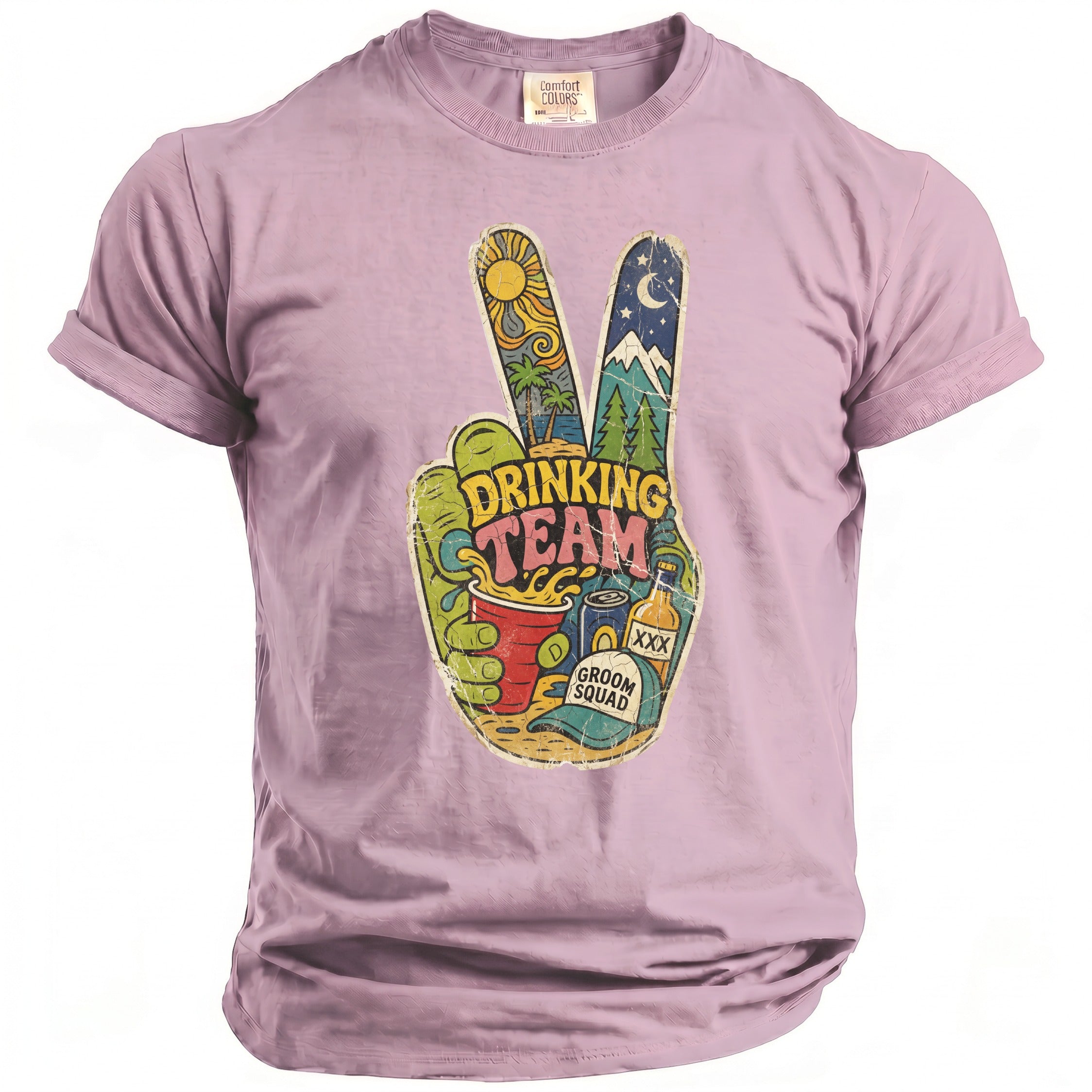 Drinking Team Bachelor T-Shirt - Midnight Gents