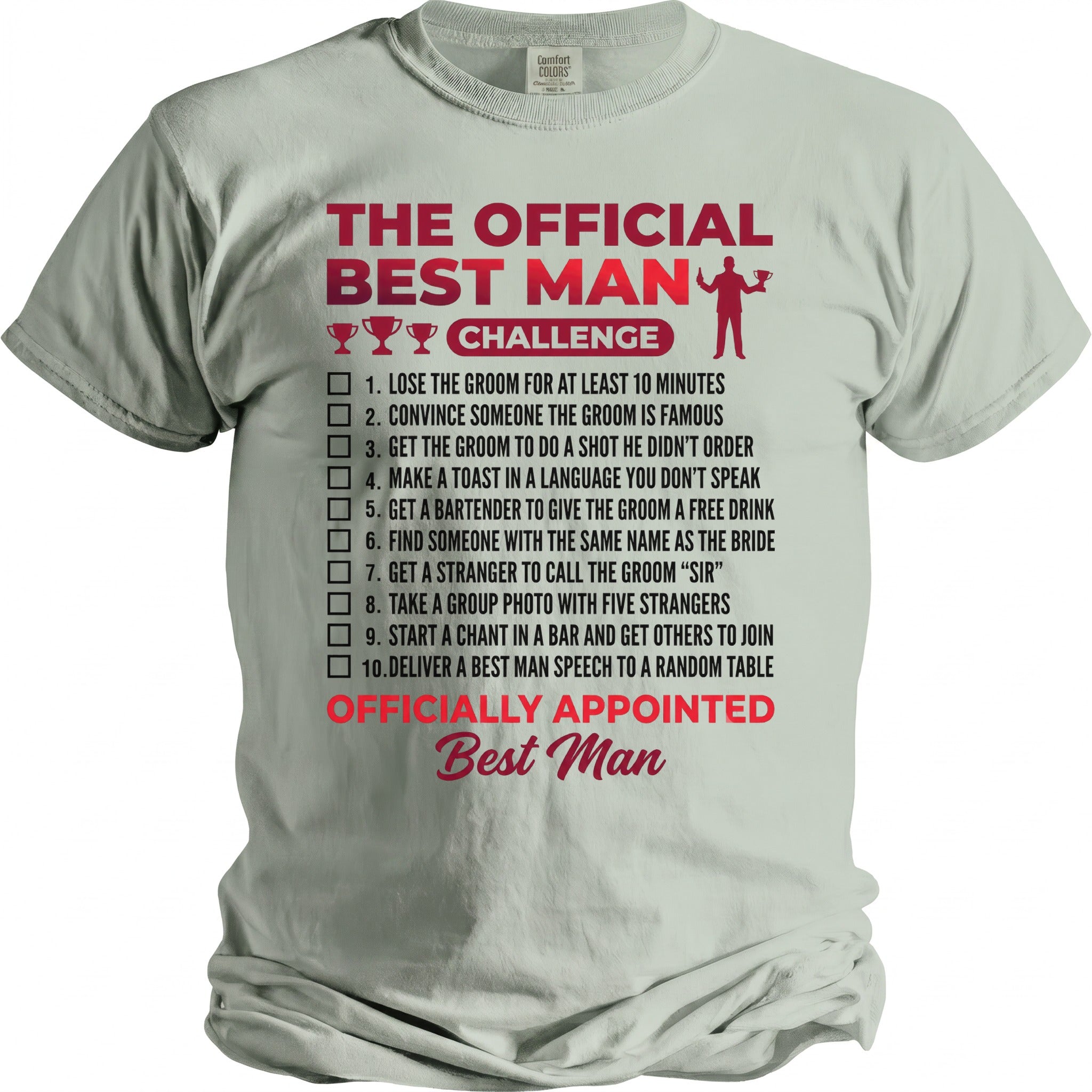 Best Man Challenge T-Shirt - Midnight Gents