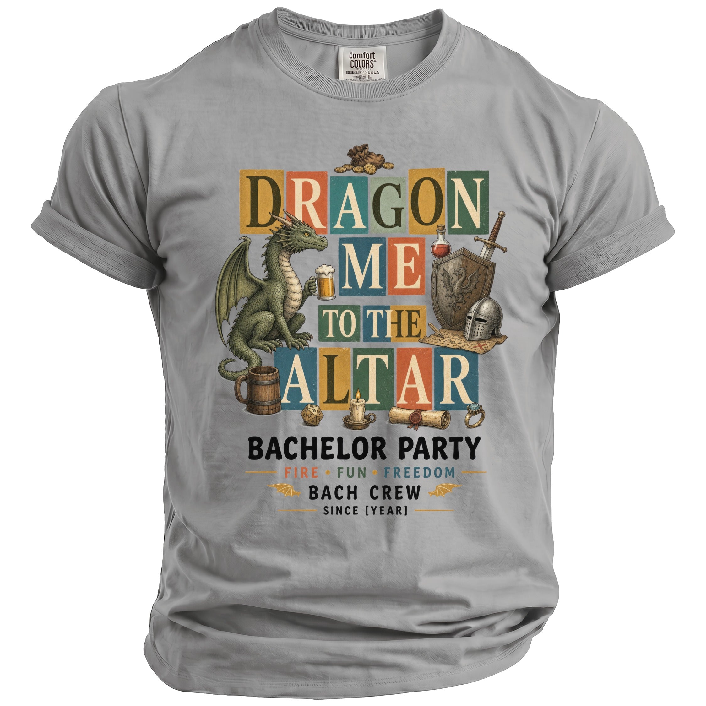 Dragon Altar Bachelor Party Tee - Midnight Gents