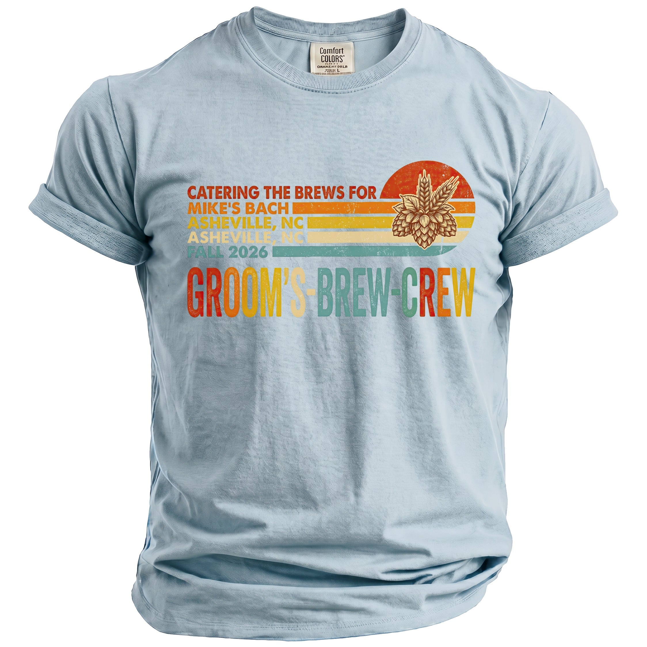 Brew Crew Bachelor Party T-Shirt - Midnight Gents