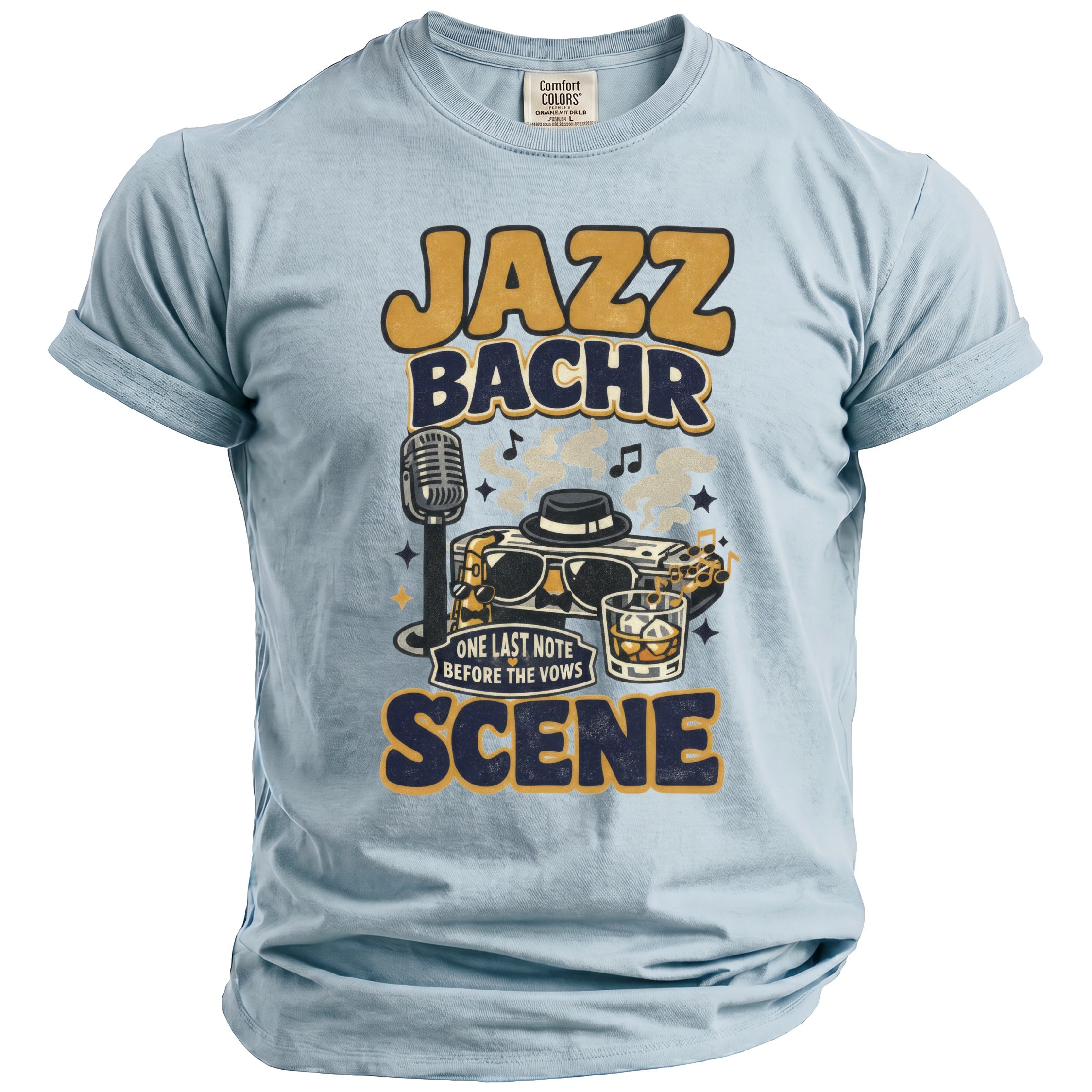 Jazz Bachr Scene T-Shirt - Midnight Gents