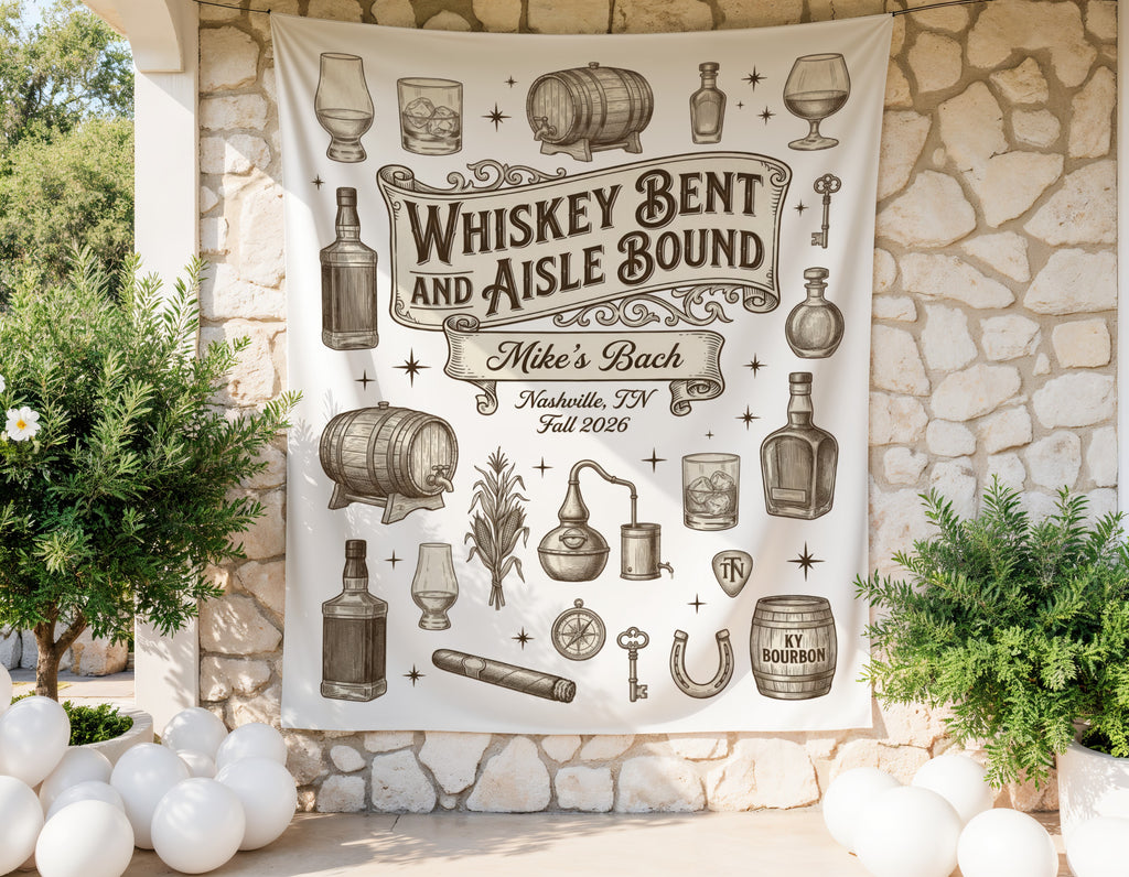 Whiskey Bent Aisle Bound Tapestries - Midnight Gents