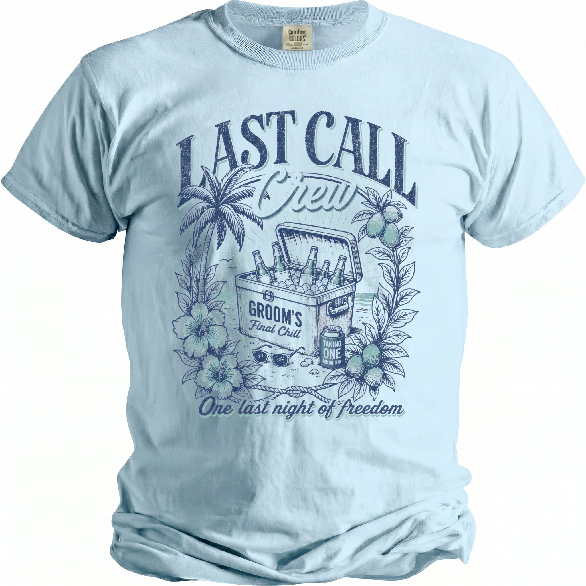 Groom's Last Call T-Shirt - Midnight Gents