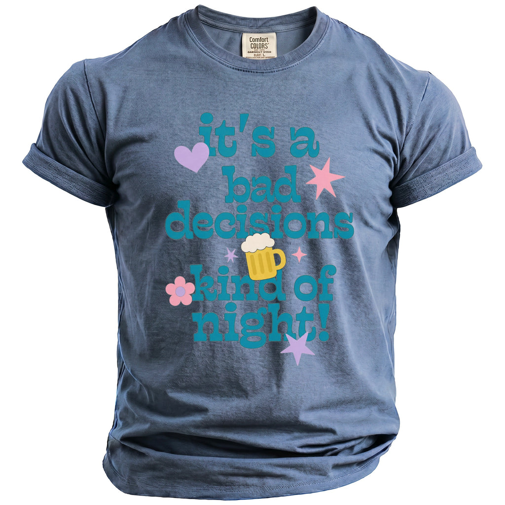 Bad Decisions T-Shirt - Midnight Gents