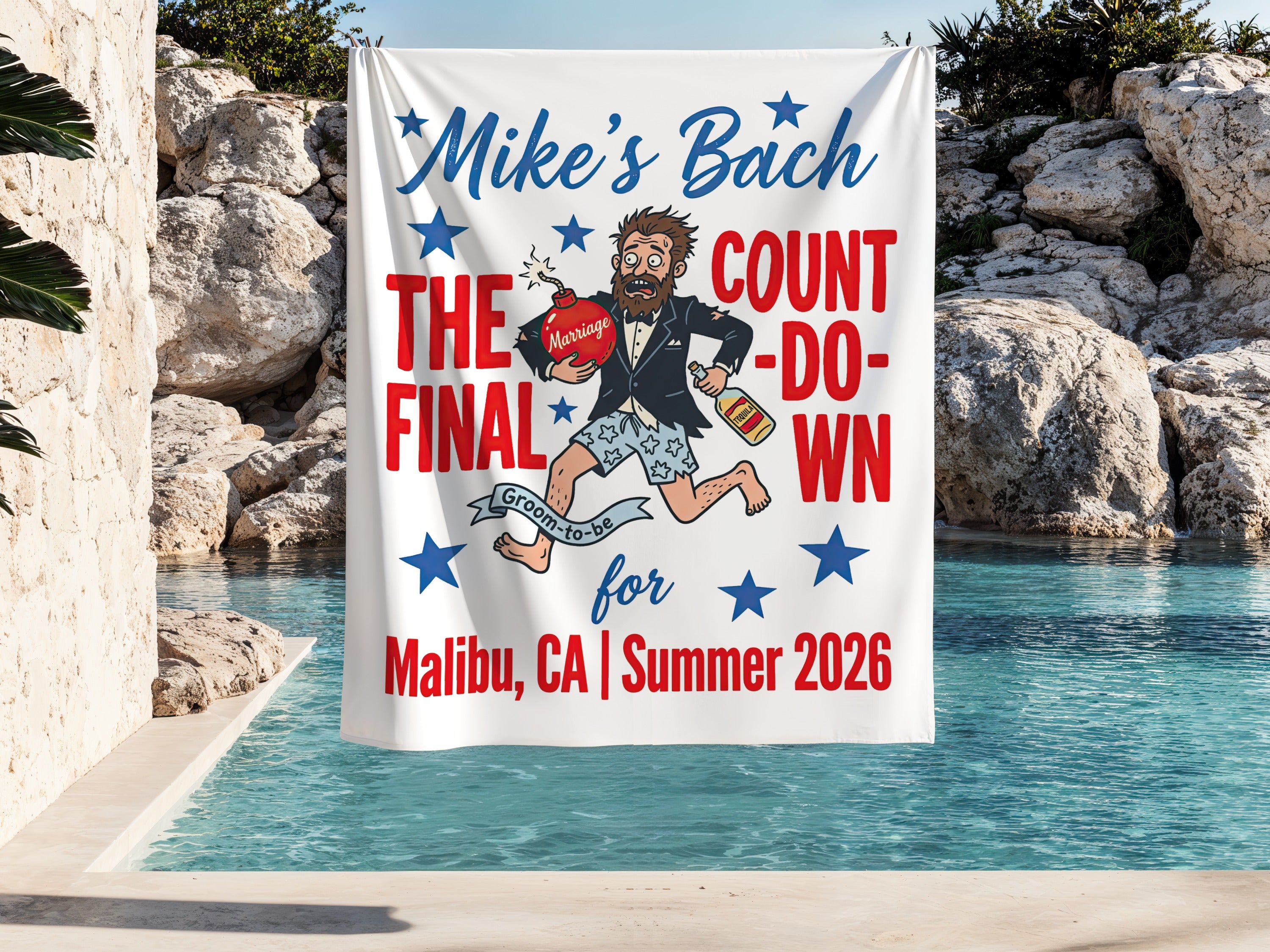 Mike's Bach: The Final Countdown banner for Malibu, CA, Summer 2026.