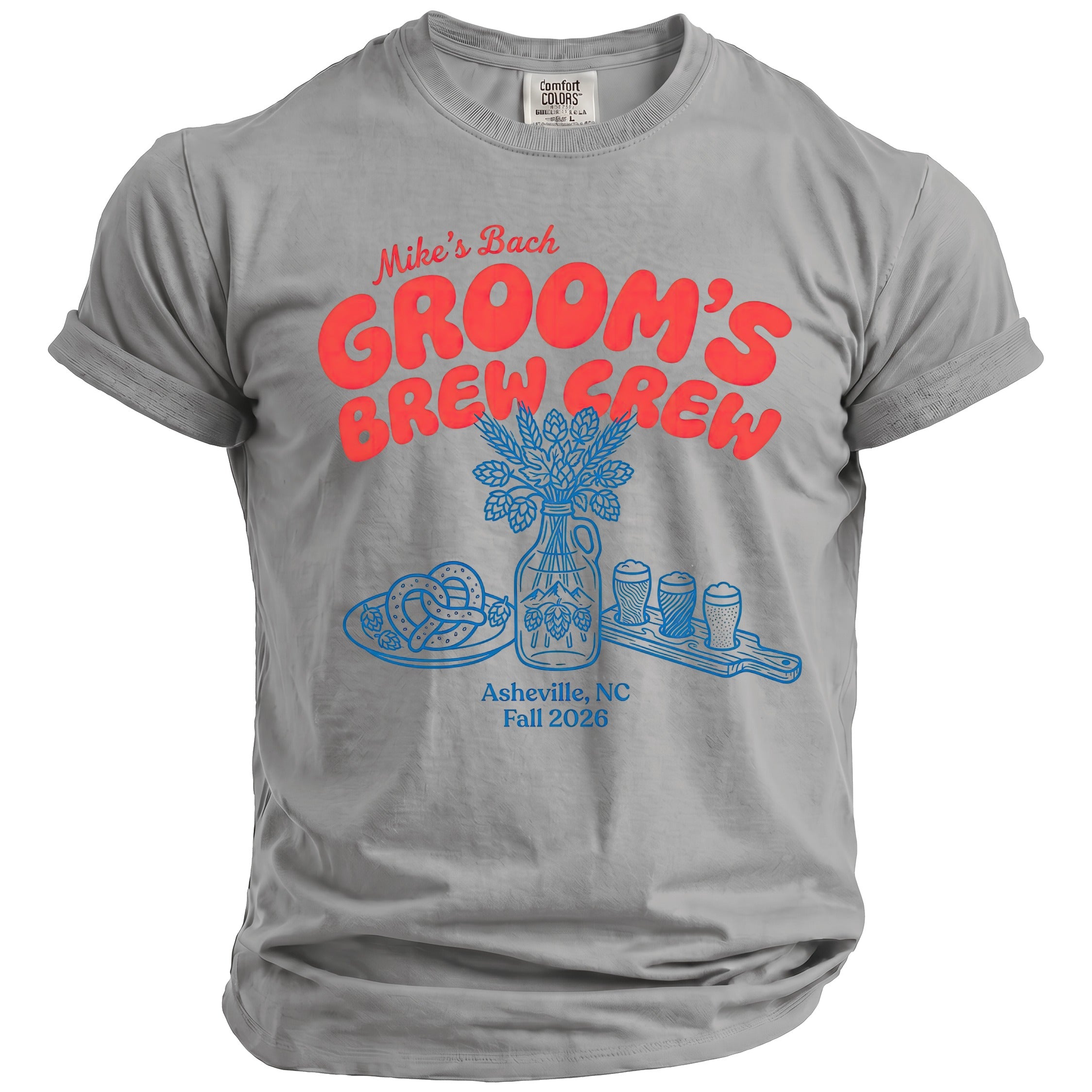 Groom's Brew Crew Tee - Midnight Gents