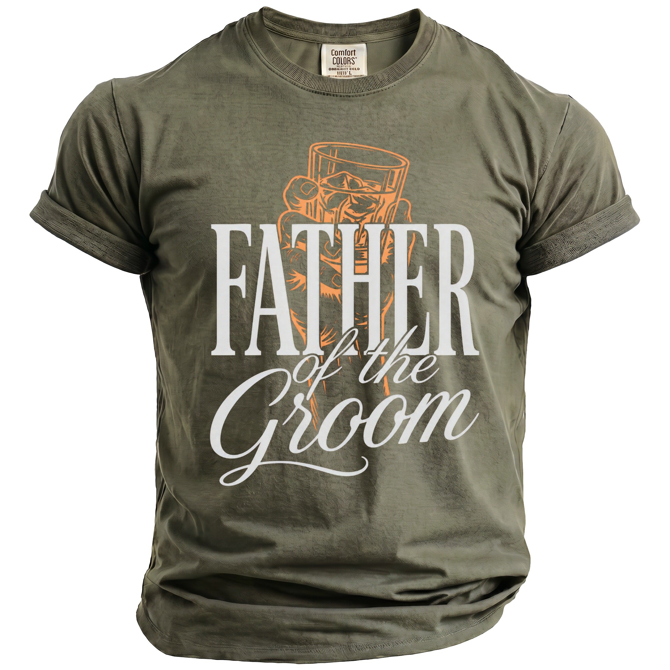 Father Groom Whiskey T-Shirt - Midnight Gents