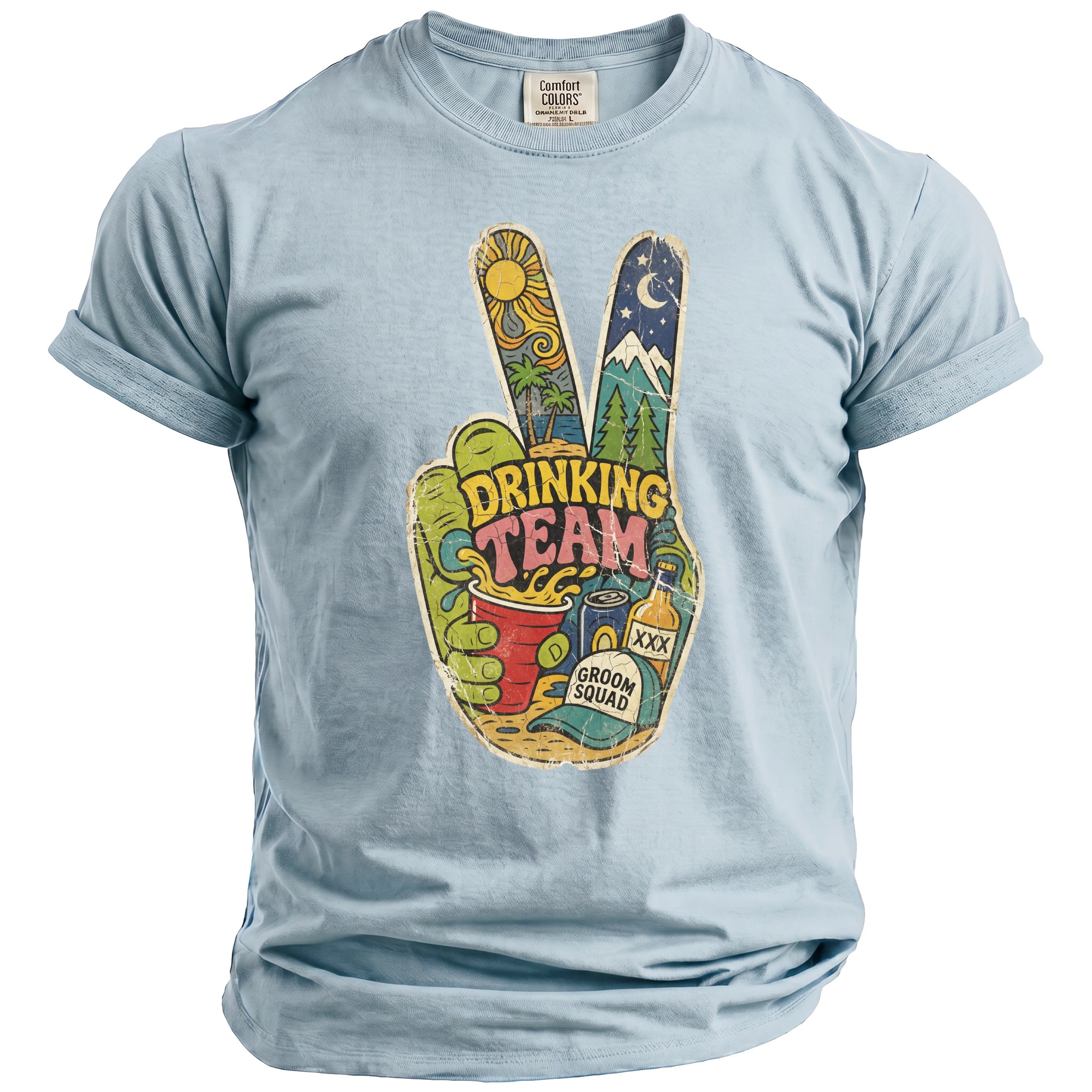 Drinking Team Bachelor T-Shirt - Midnight Gents