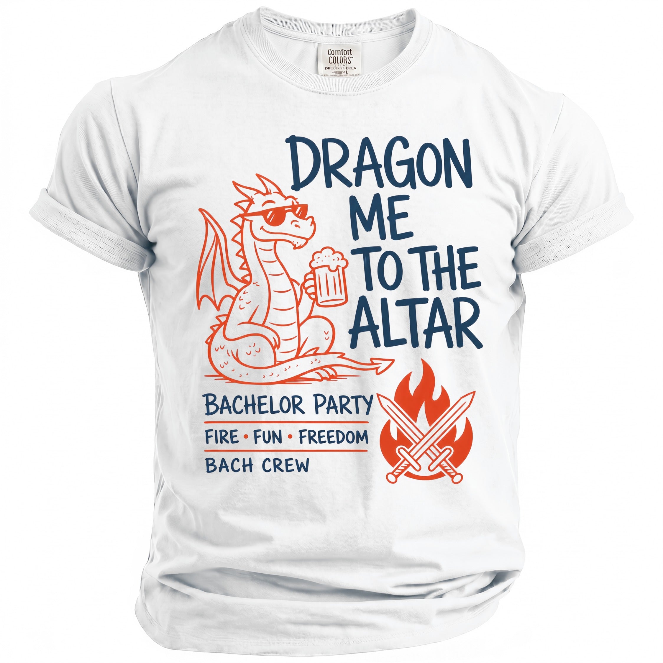 Dragon Altar Bachelor Party T-Shirt - Midnight Gents