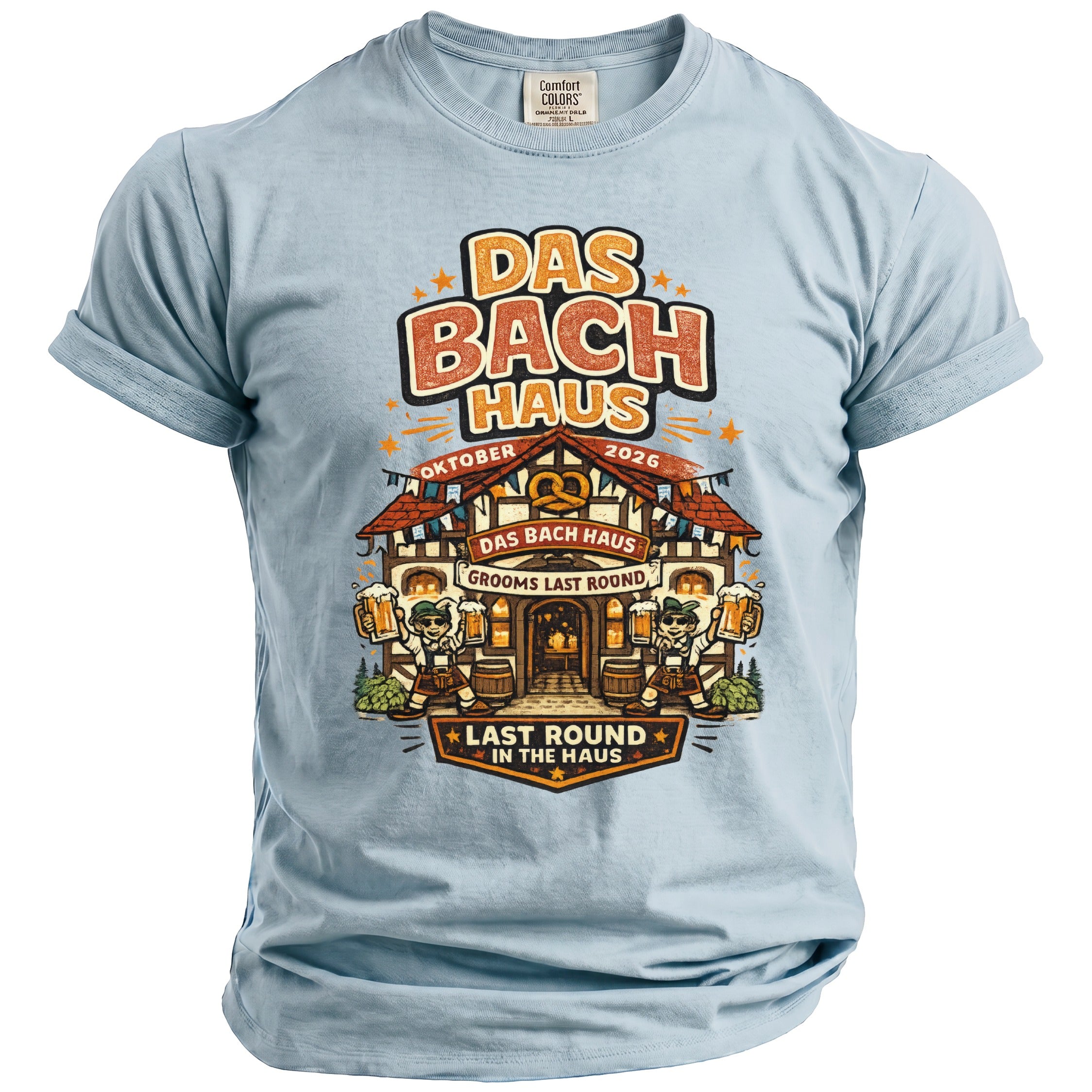 Bach Haus Bachelor Celebration T-Shirt - Midnight Gents