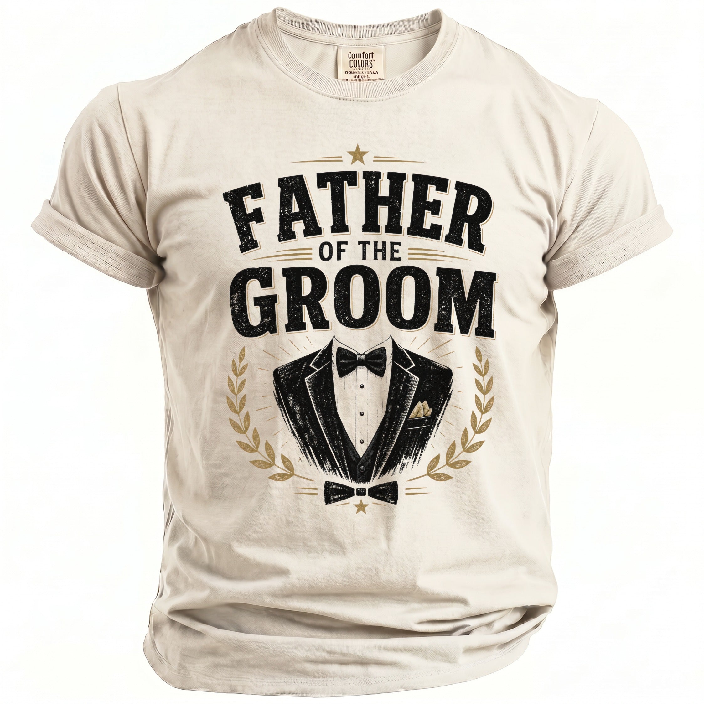 Father Groom Suit T-Shirt - Midnight Gents