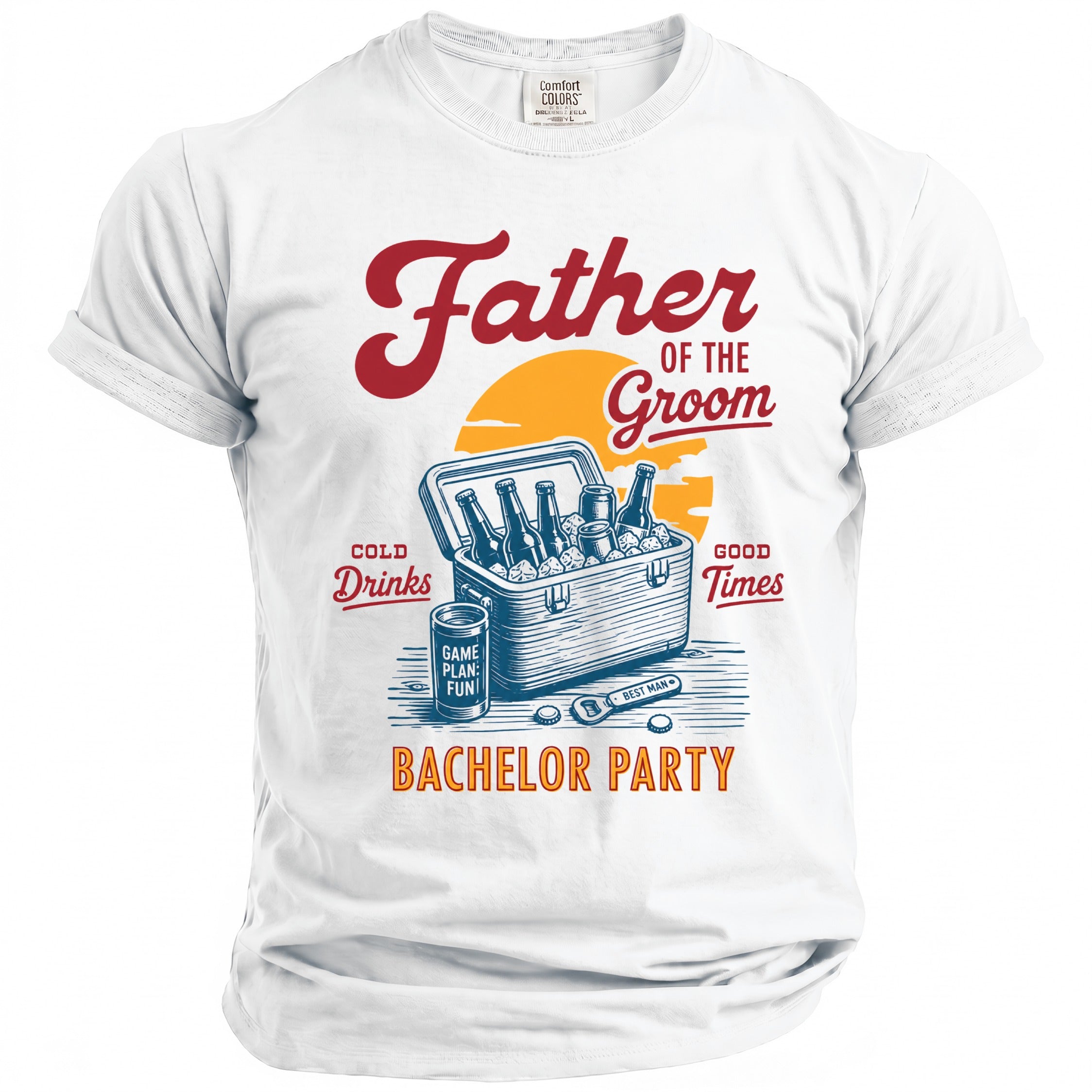 Father Groom Bachelor T-Shirt - Midnight Gents