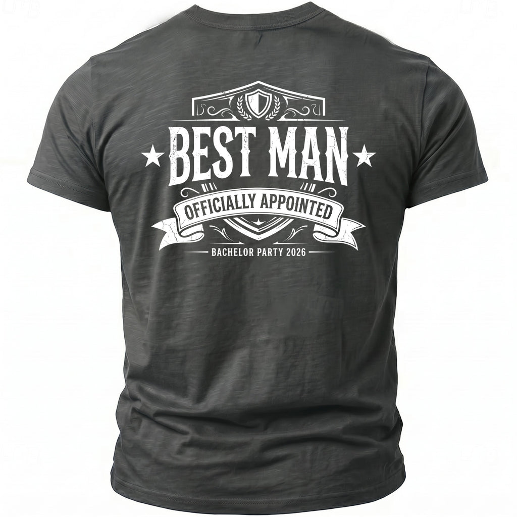 Elite Best Man T-Shirt - Midnight Gents
