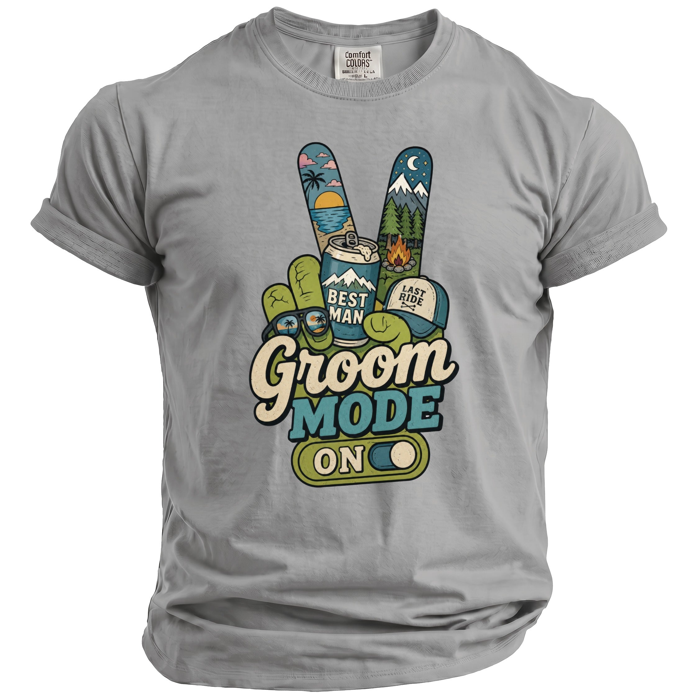 Groom Mode Party T-Shirt - Midnight Gents