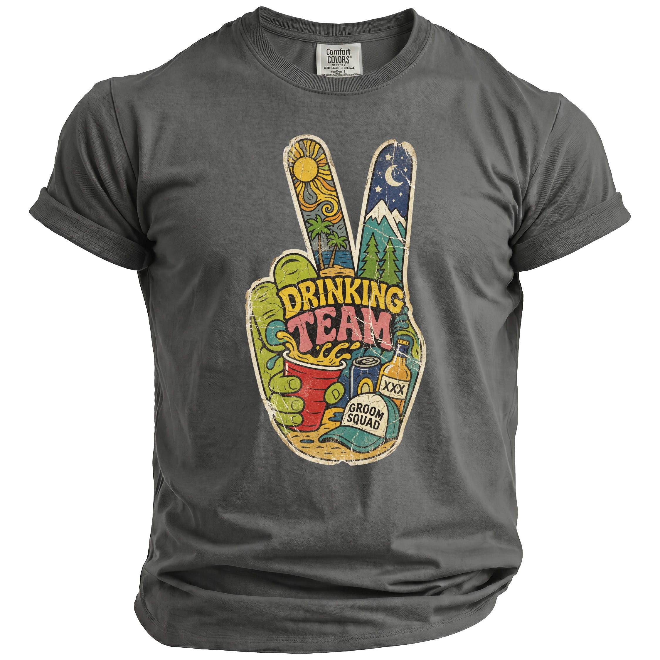 Drinking Team Bachelor T-Shirt - Midnight Gents