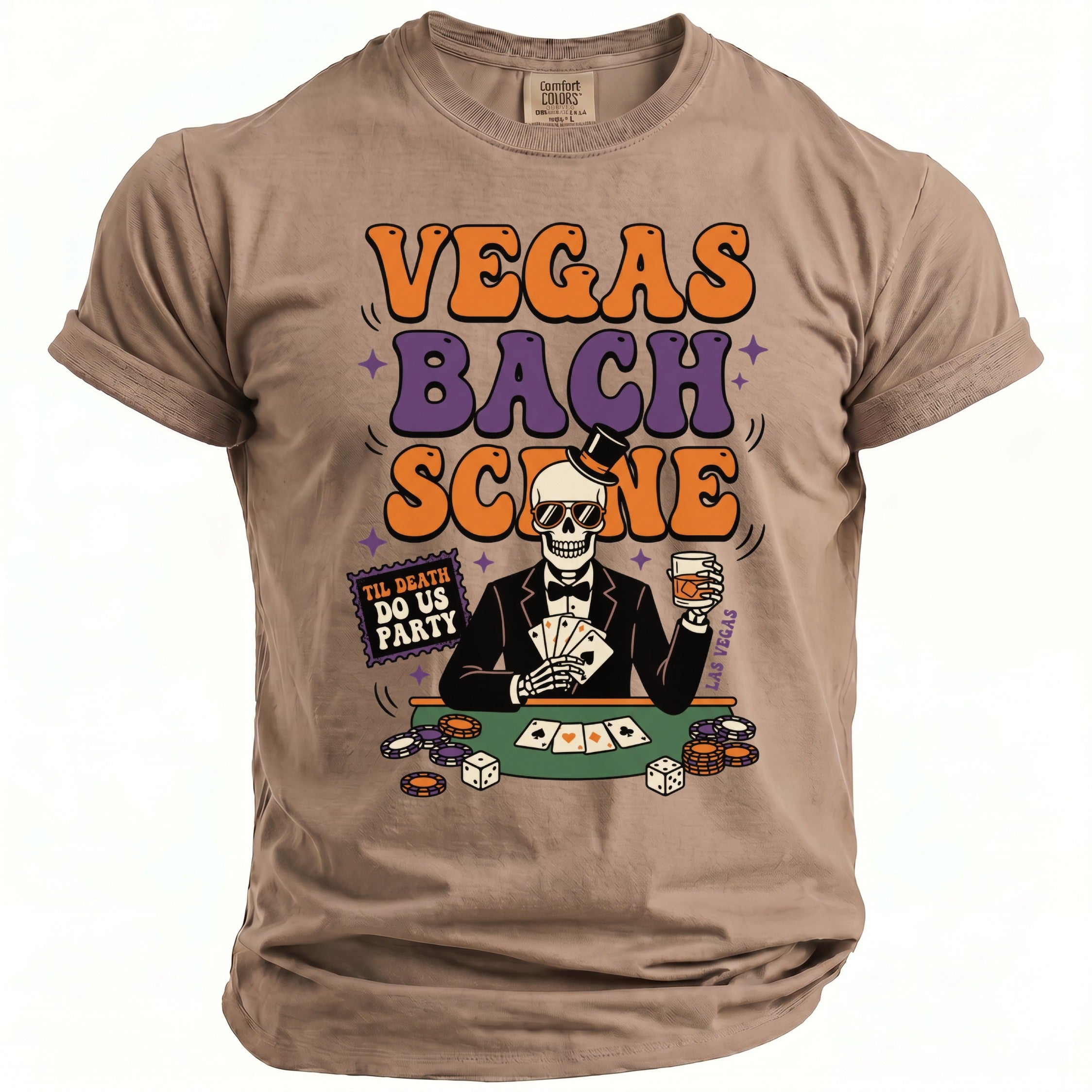 Vegas Bachelor Scene T-Shirt - Midnight Gents