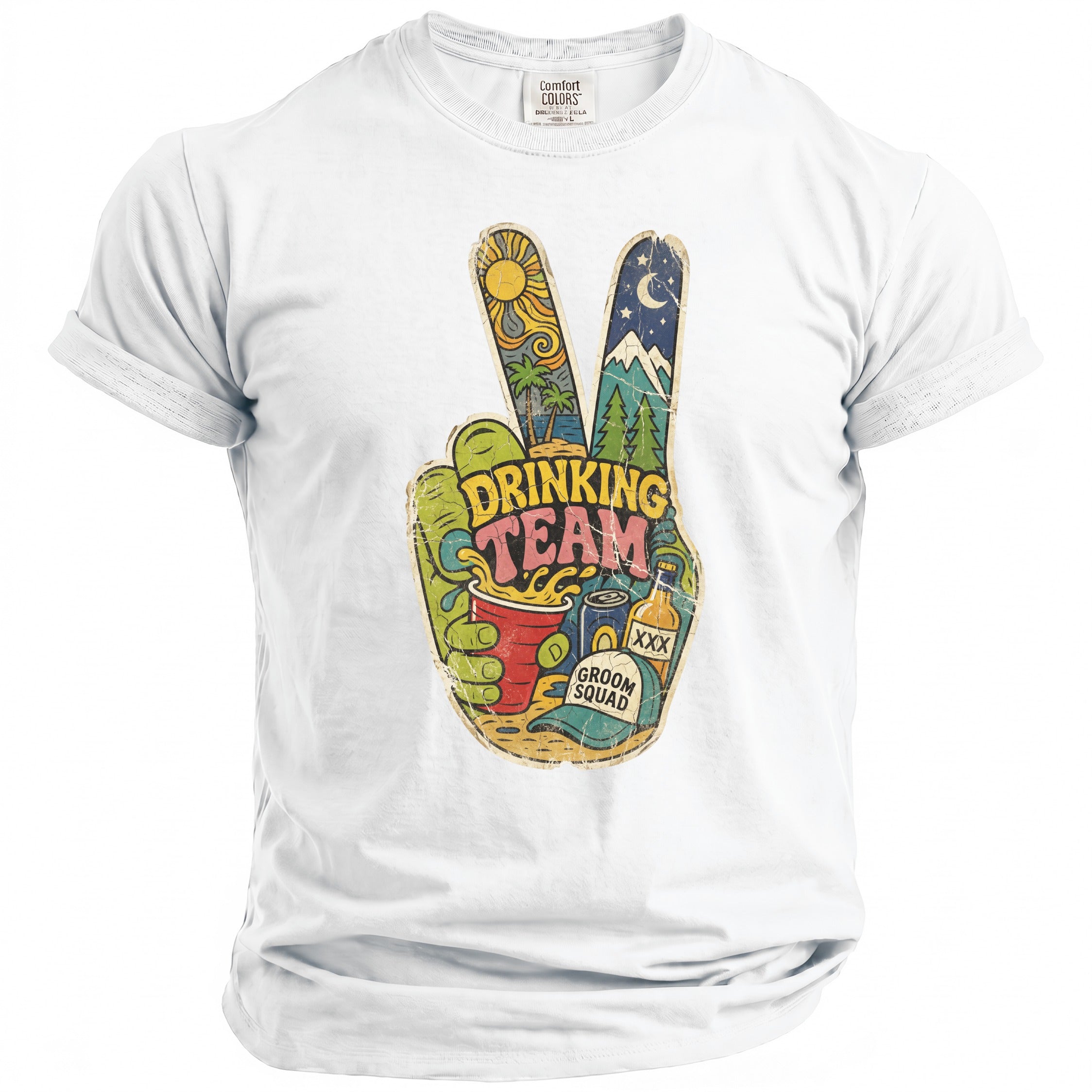Drinking Team Bachelor T-Shirt - Midnight Gents