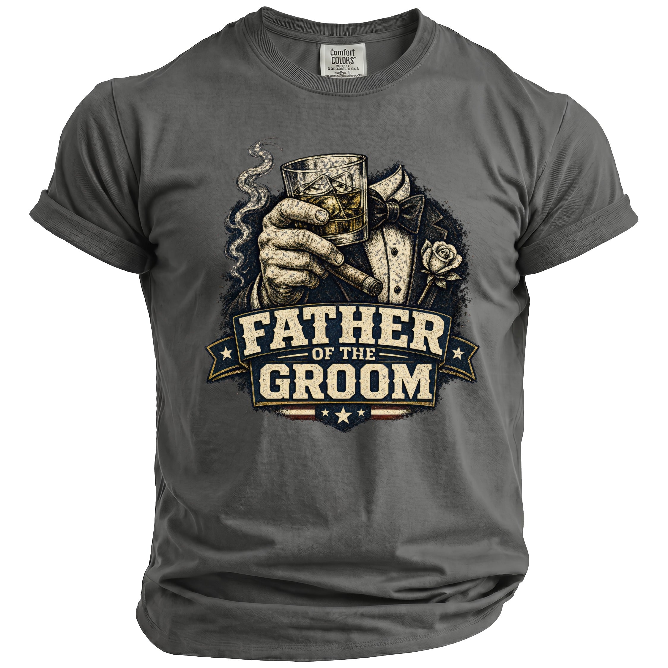Groom's Father Party T-Shirt - Midnight Gents