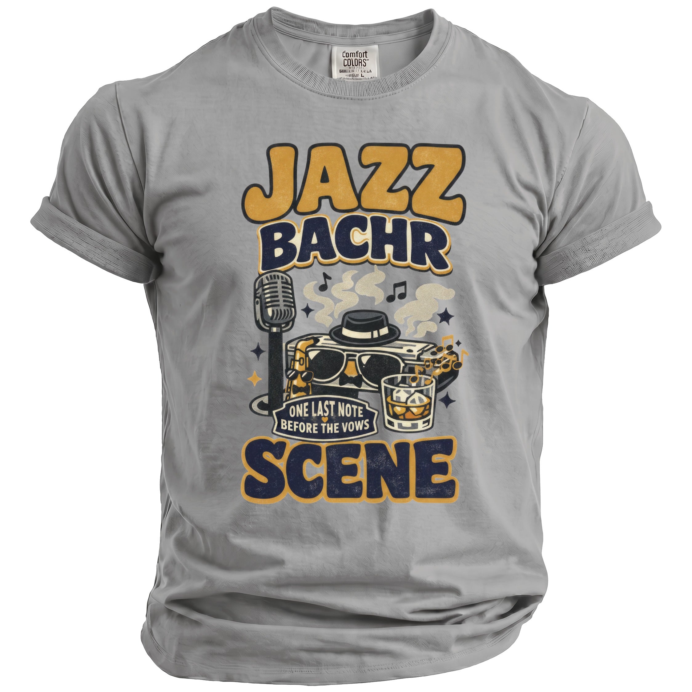 Jazz Bachr Scene T-Shirt - Midnight Gents