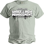 Light green t-shirt with "Mike's Bach Under New Management LA, CA Summer 2026" text.