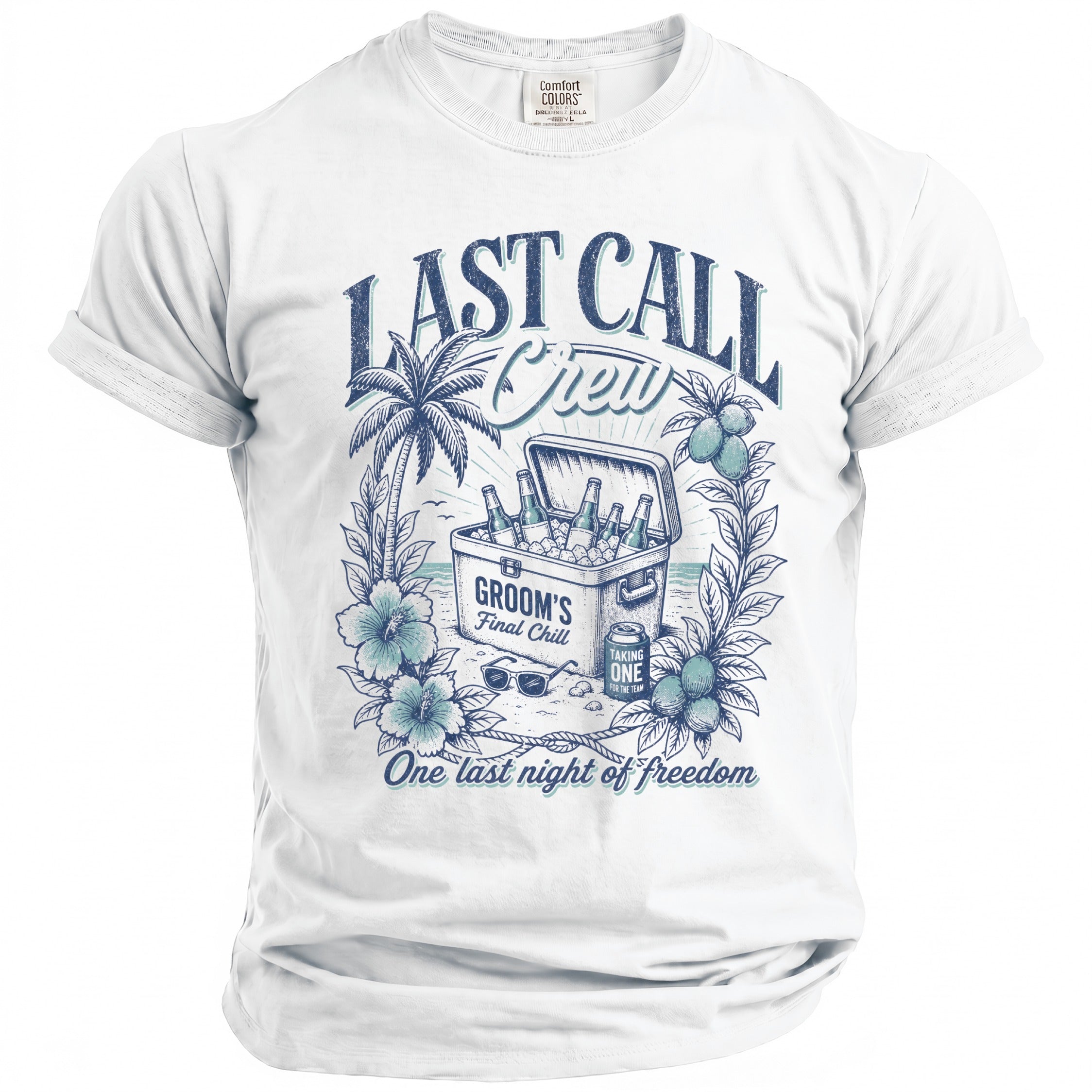 Groom's Last Call T-Shirt - Midnight Gents