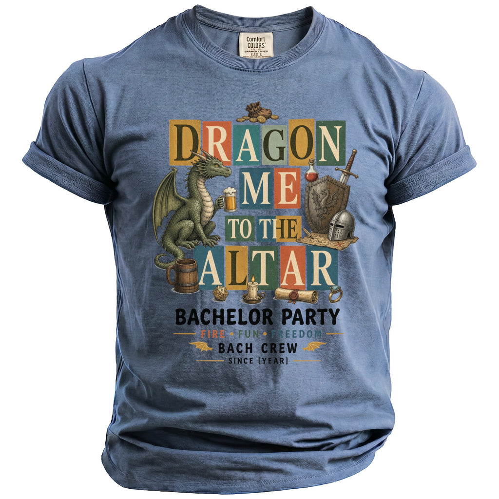 Dragon Altar Bachelor Party Tee - Midnight Gents