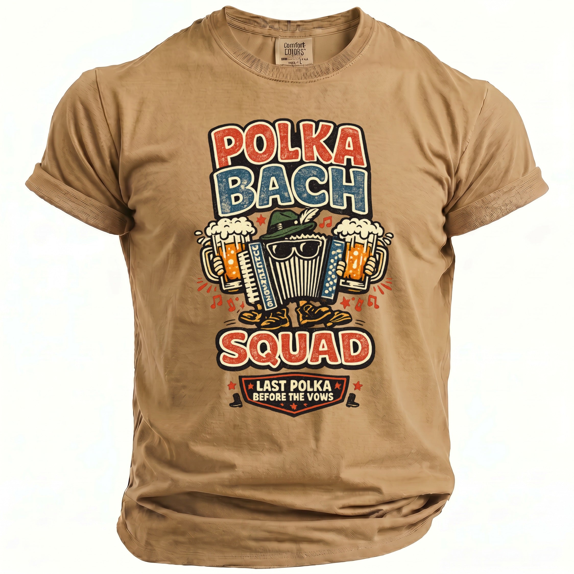 Polka Bach Squad T-Shirt - Midnight Gents