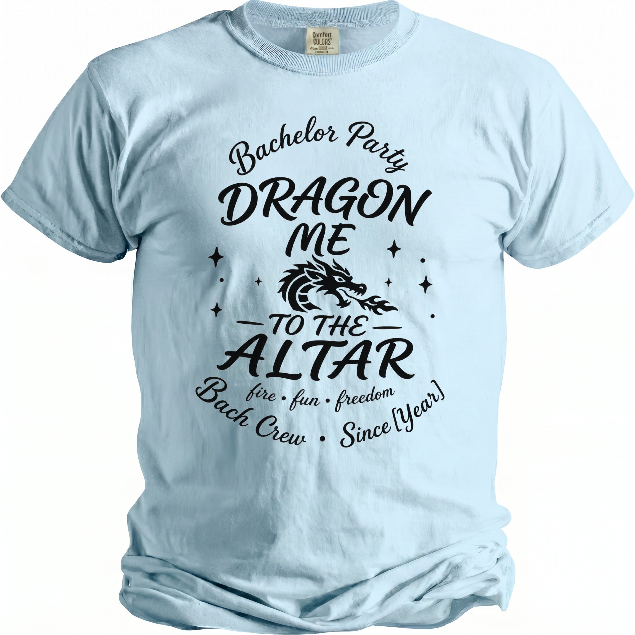 Dragon Bachelor Party T-Shirt - Midnight Gents