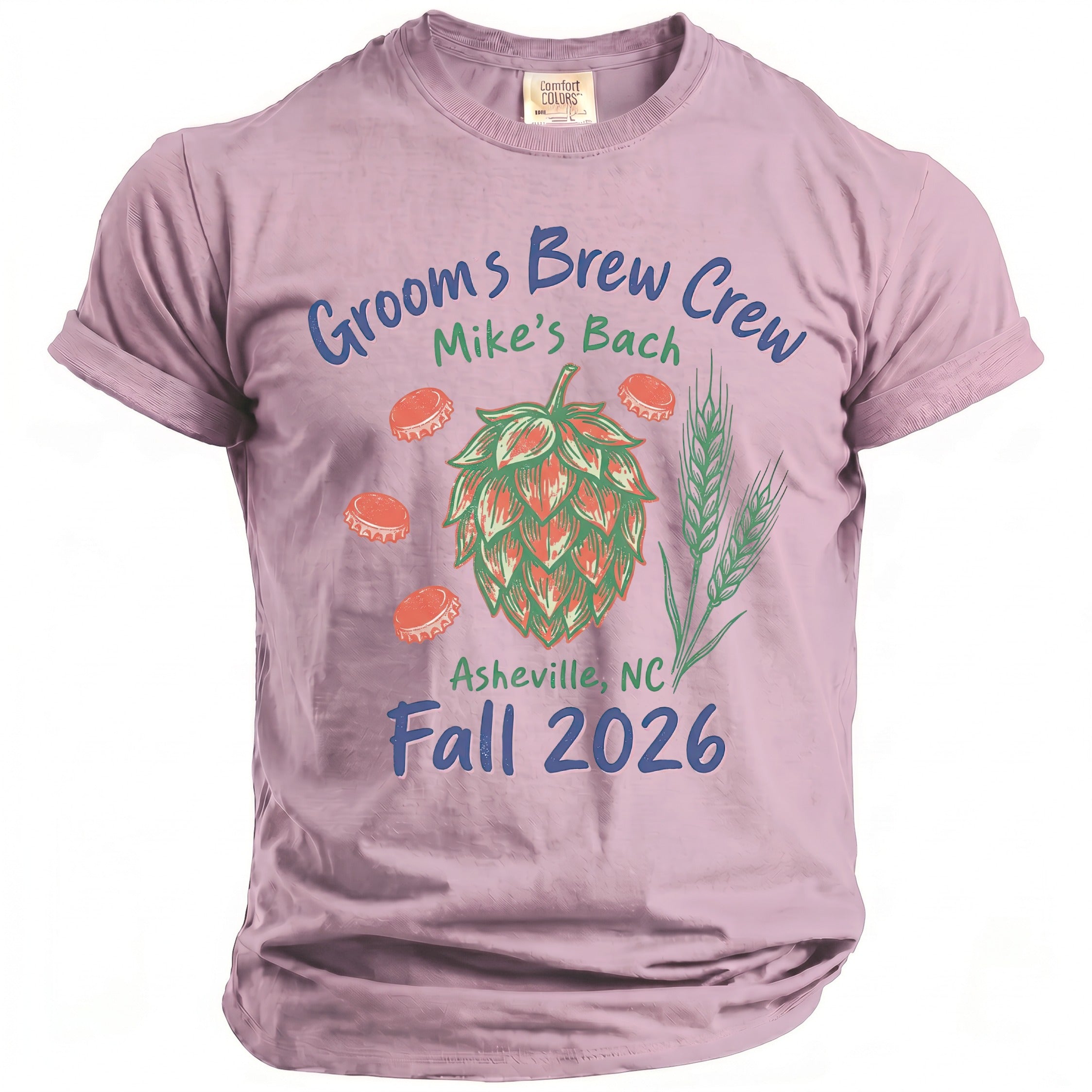Groom's Brew Crew T-Shirt - Midnight Gents