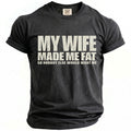 Made Me Fat T-Shirt - Midnight Gents