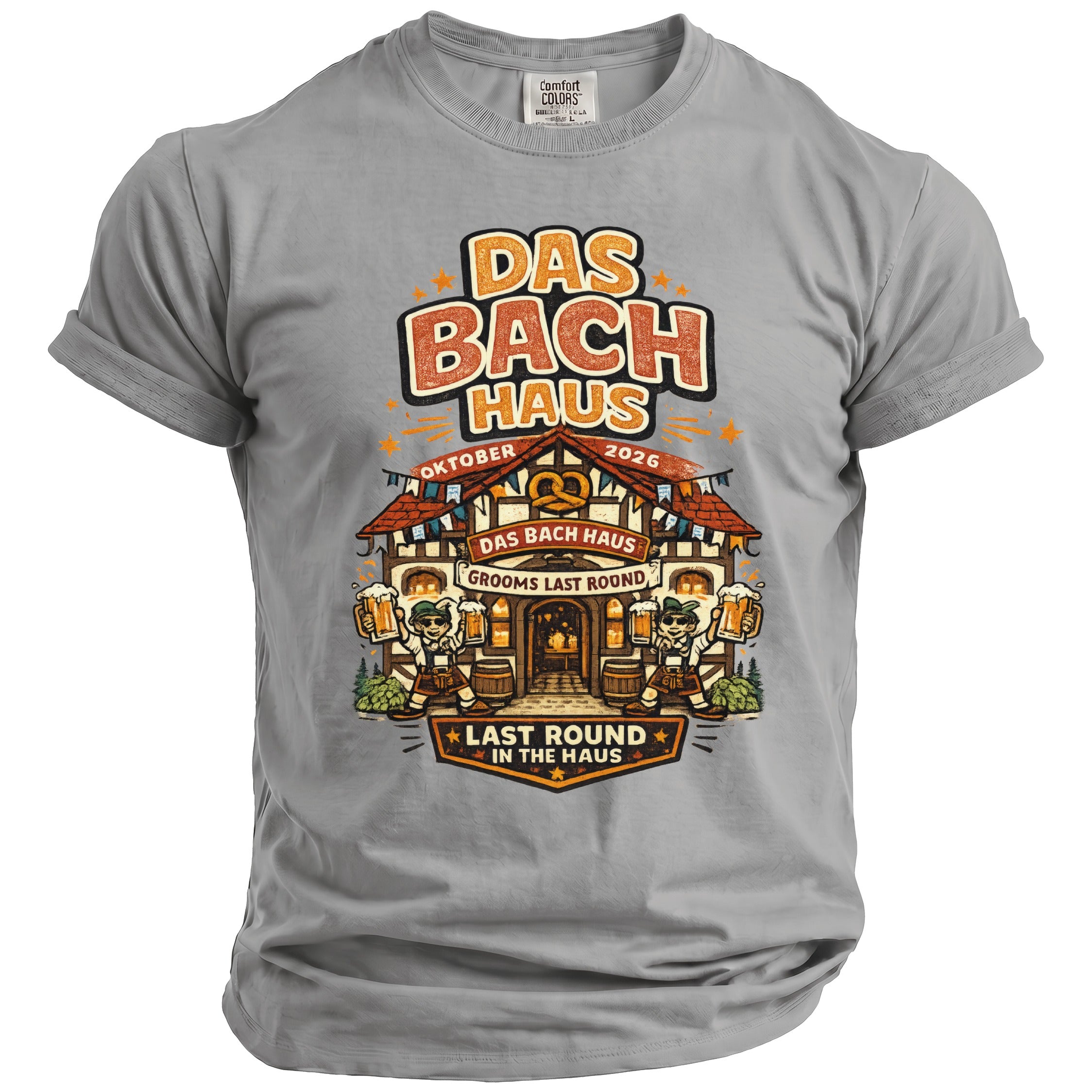 Bach Haus Bachelor Celebration T-Shirt - Midnight Gents