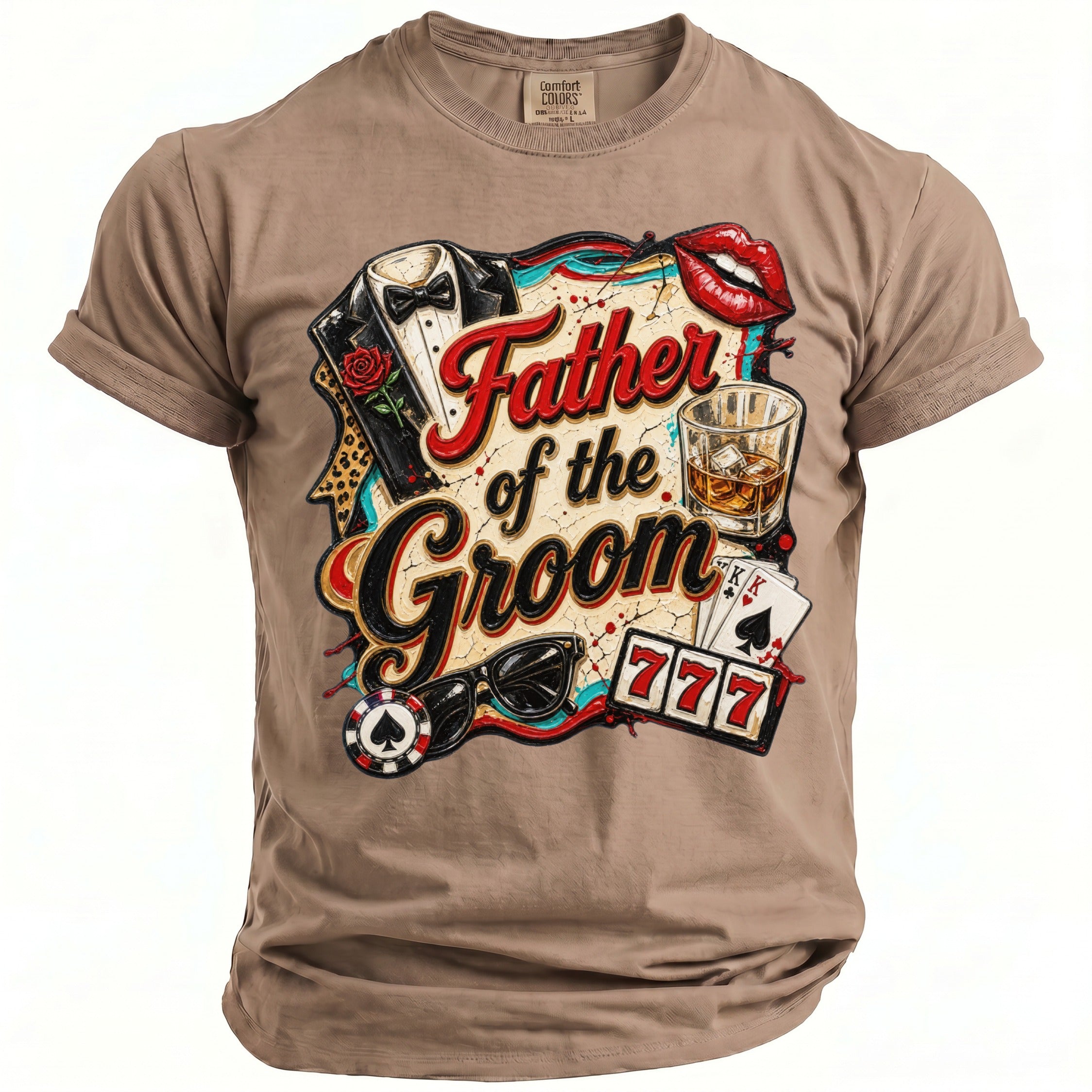 Father Groom Party T-Shirt - Midnight Gents
