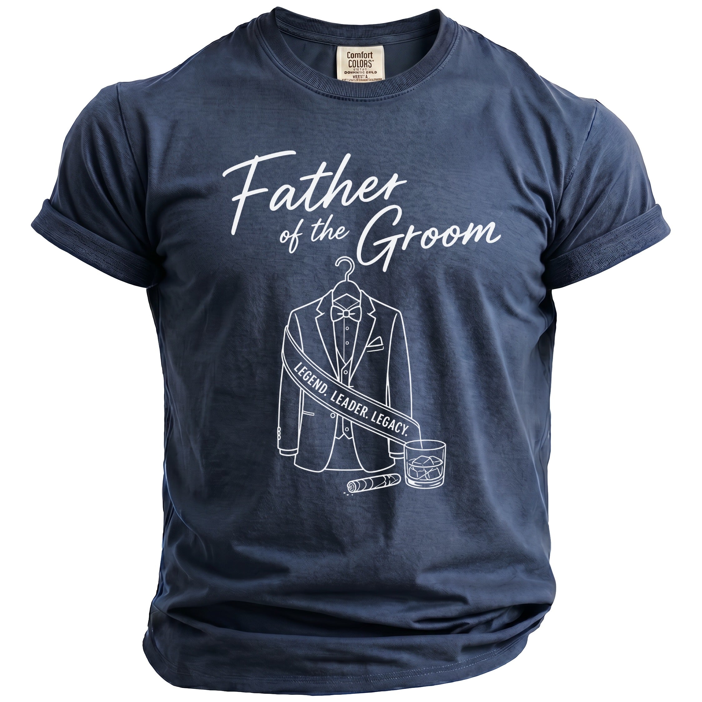 Father of Groom Legend T-Shirt - Midnight Gents