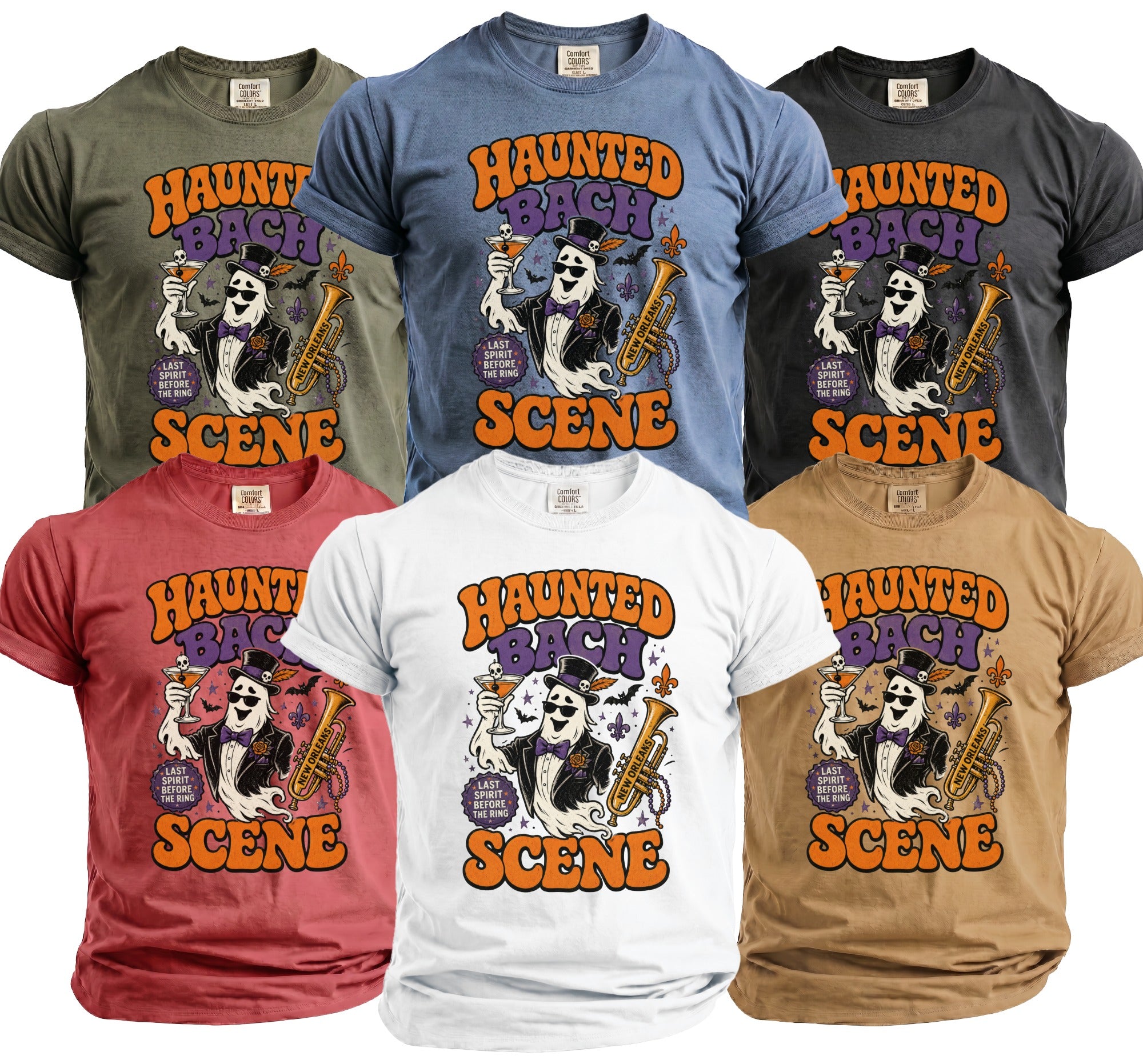 Haunted Party T-Shirt - Midnight Gents