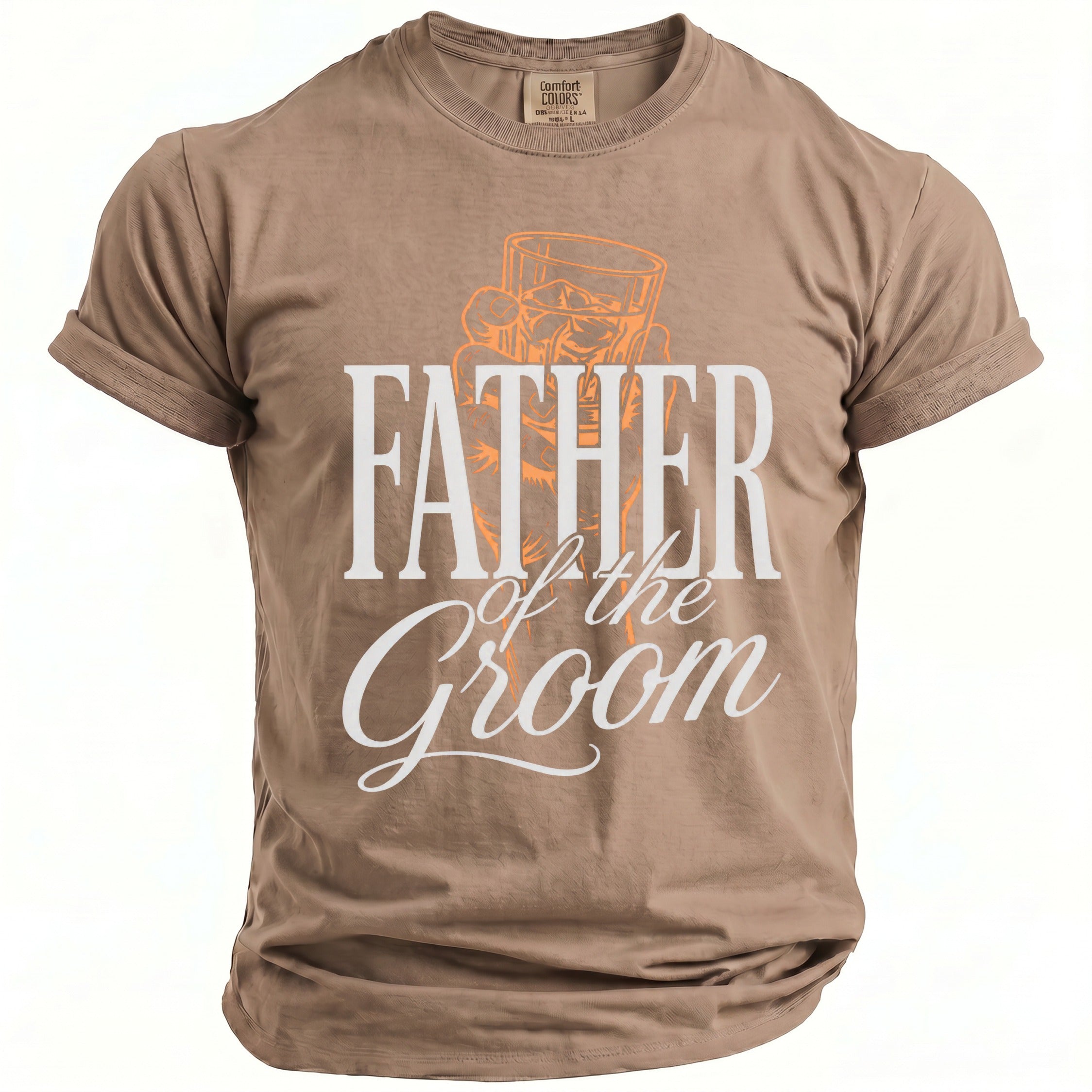 Father Groom Whiskey T-Shirt - Midnight Gents