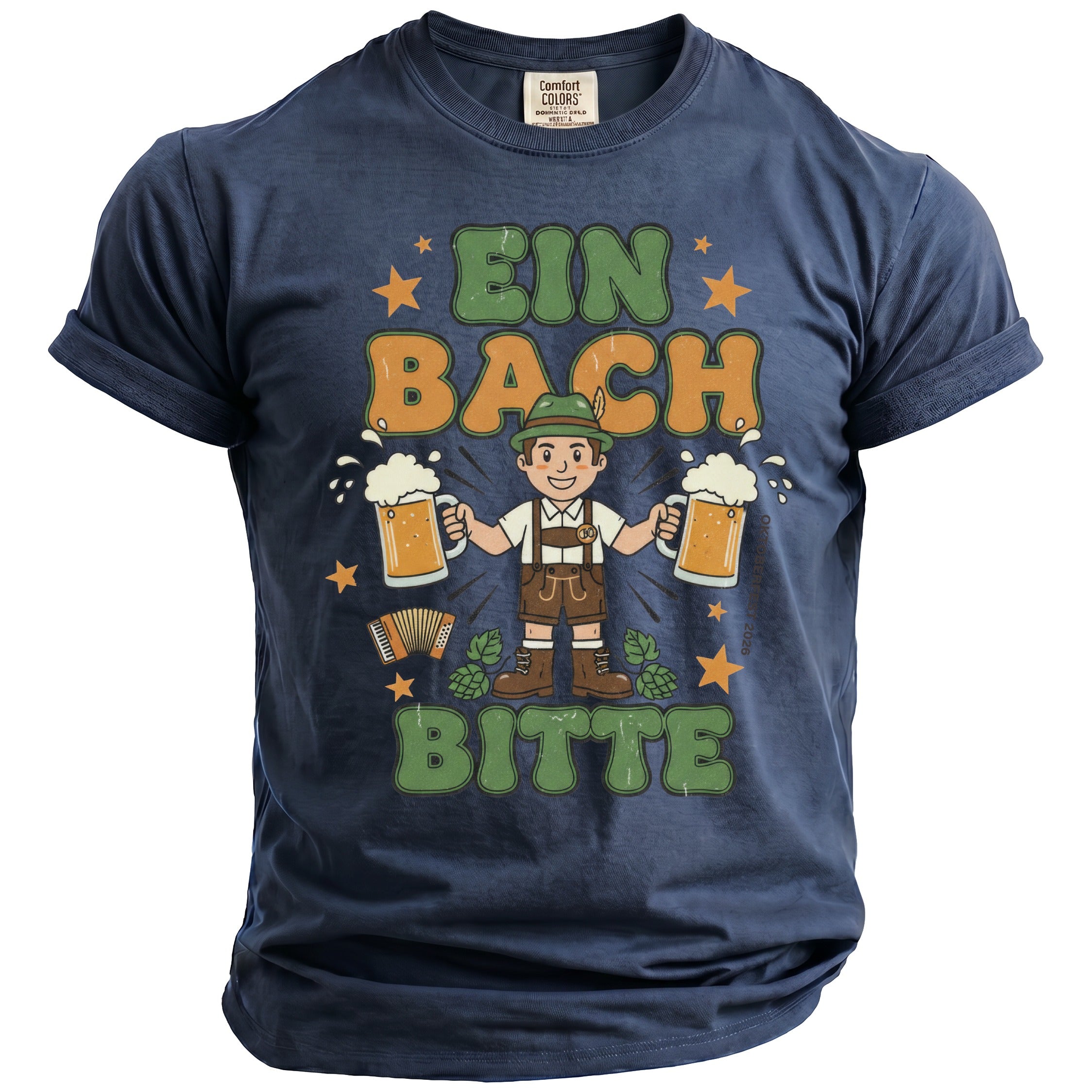 Retro Oktoberfest Beer T-Shirt - Midnight Gents