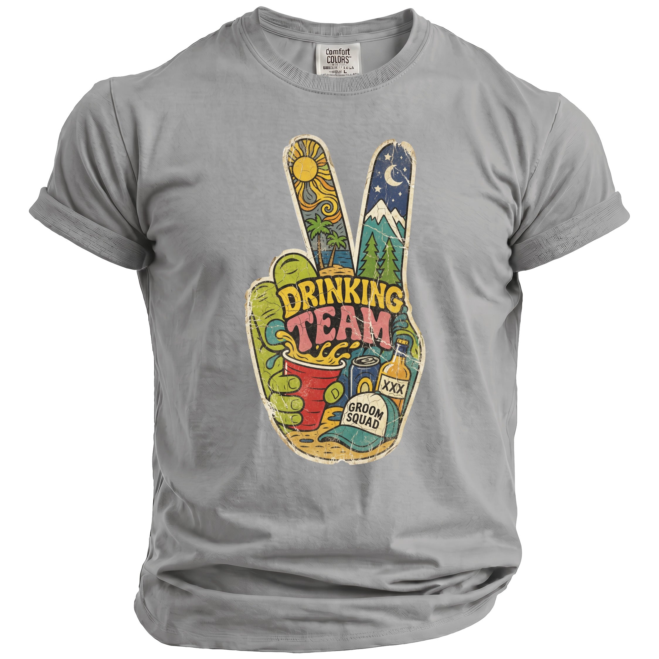 Drinking Team Bachelor T-Shirt - Midnight Gents
