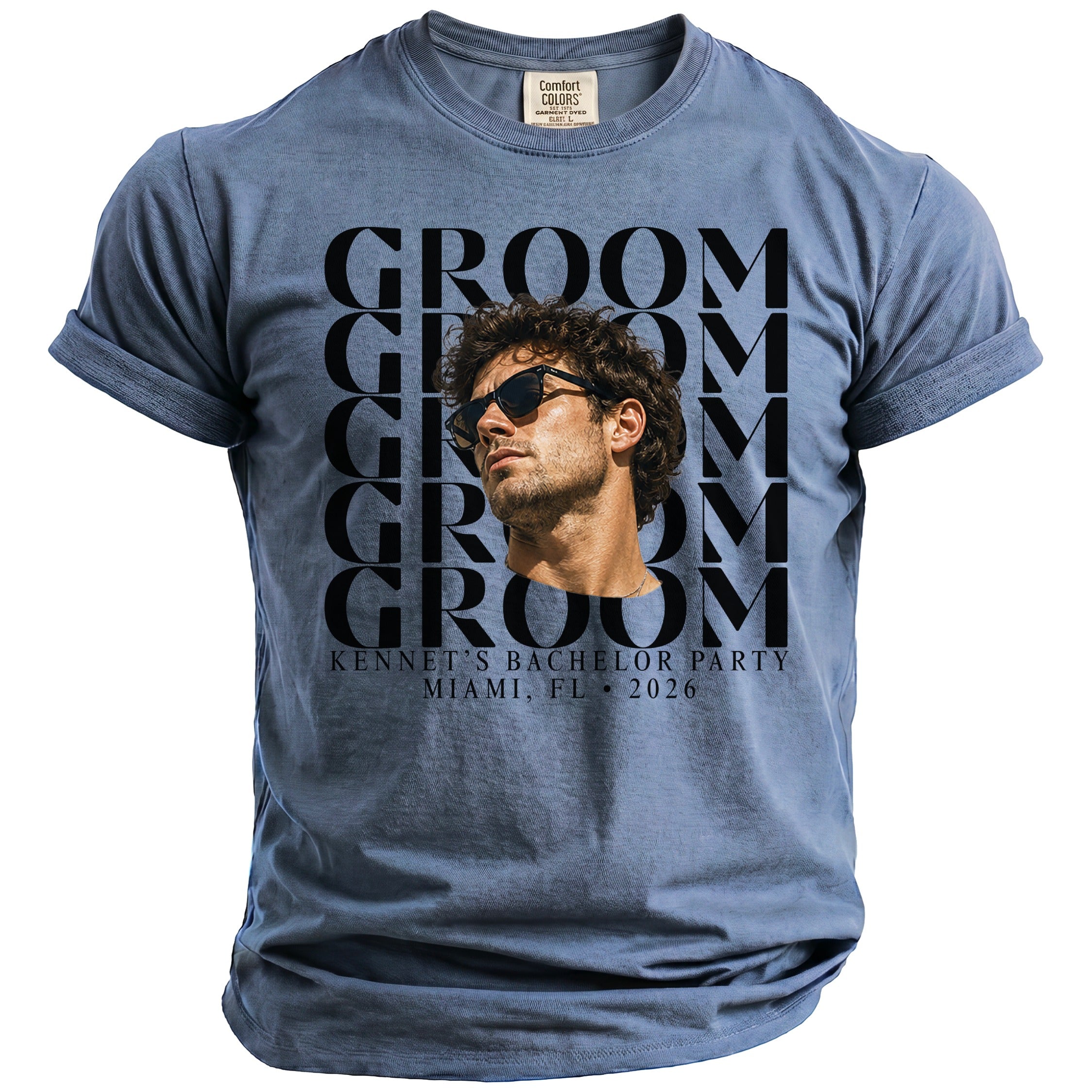 Groom Bachelor Party T-Shirt - Midnight Gents