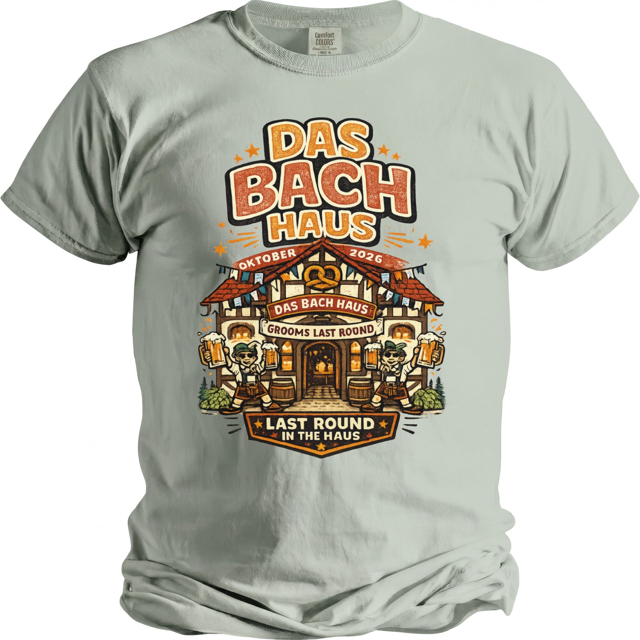 Bach Haus Bachelor Celebration T-Shirt - Midnight Gents