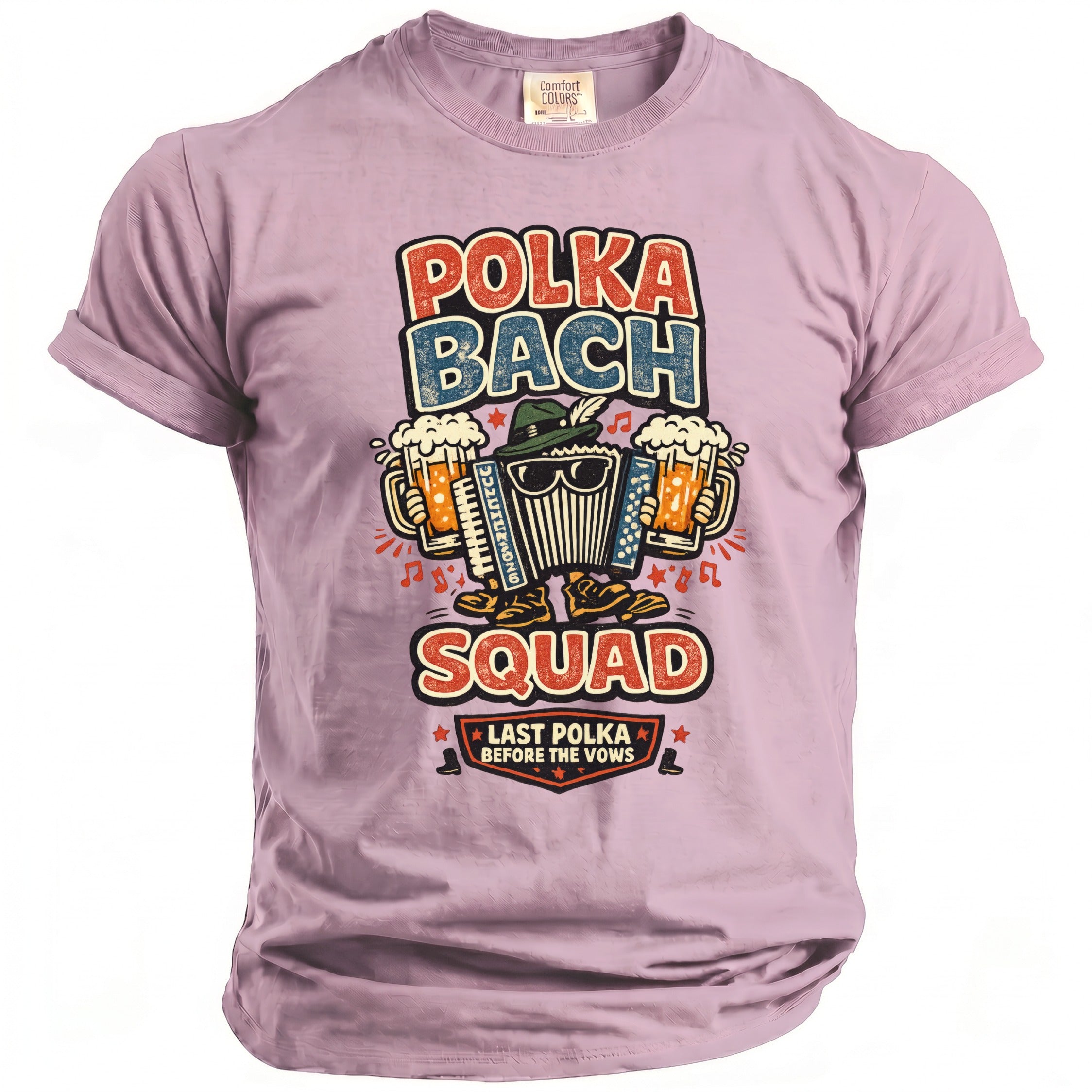 Polka Bach Squad T-Shirt - Midnight Gents