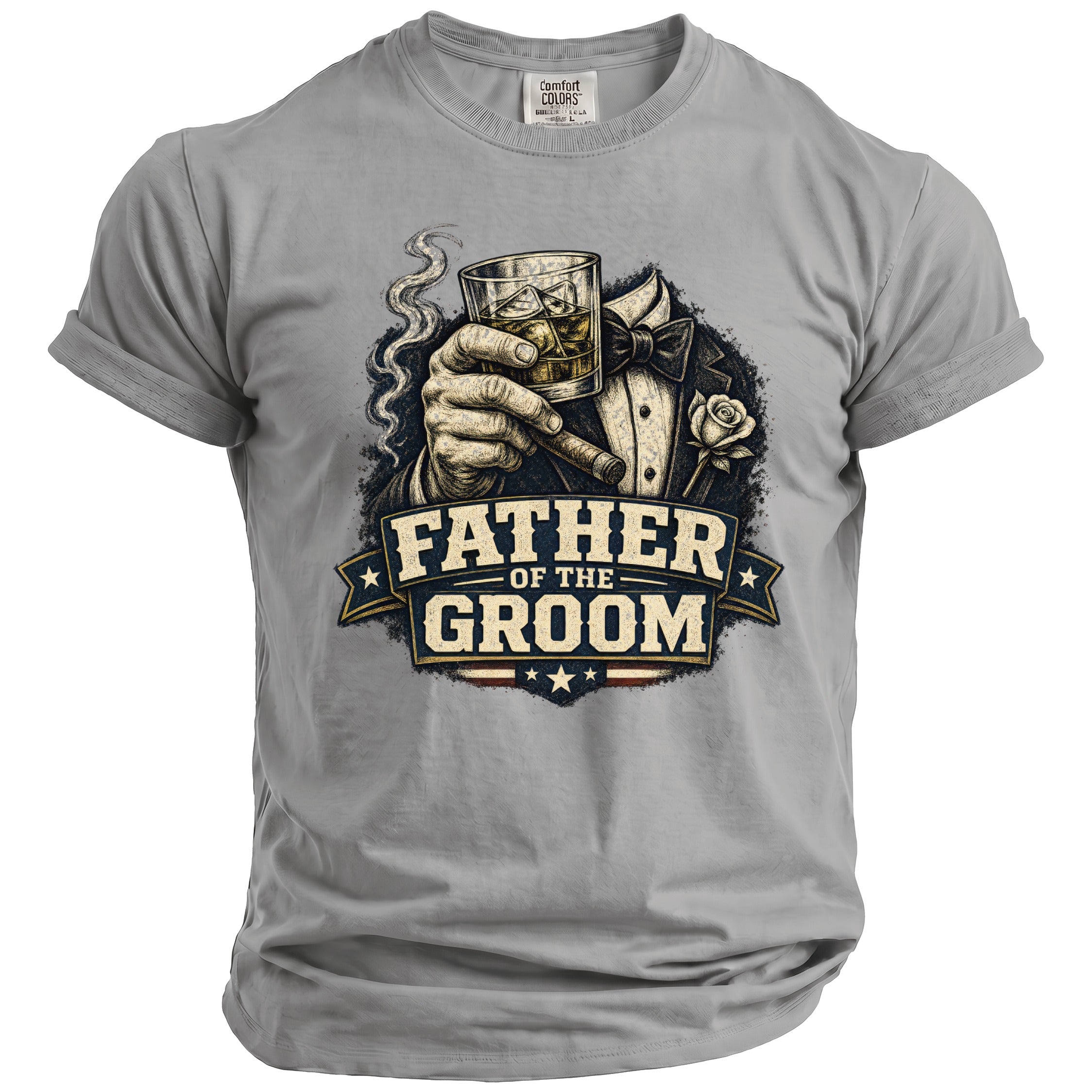 Groom's Father Party T-Shirt - Midnight Gents