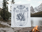 Dark Romance Bachelor 2026 Kenneth's Bach New Orleans, LA banner with heart and sword.